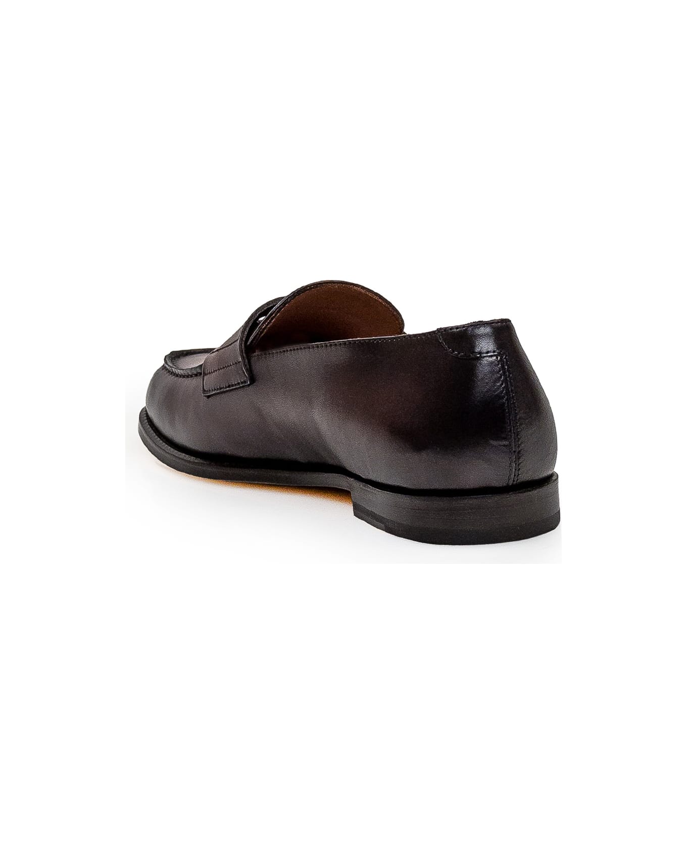Doucal's Leather Loafer - T MORO SCURO-FDO T.MORO
