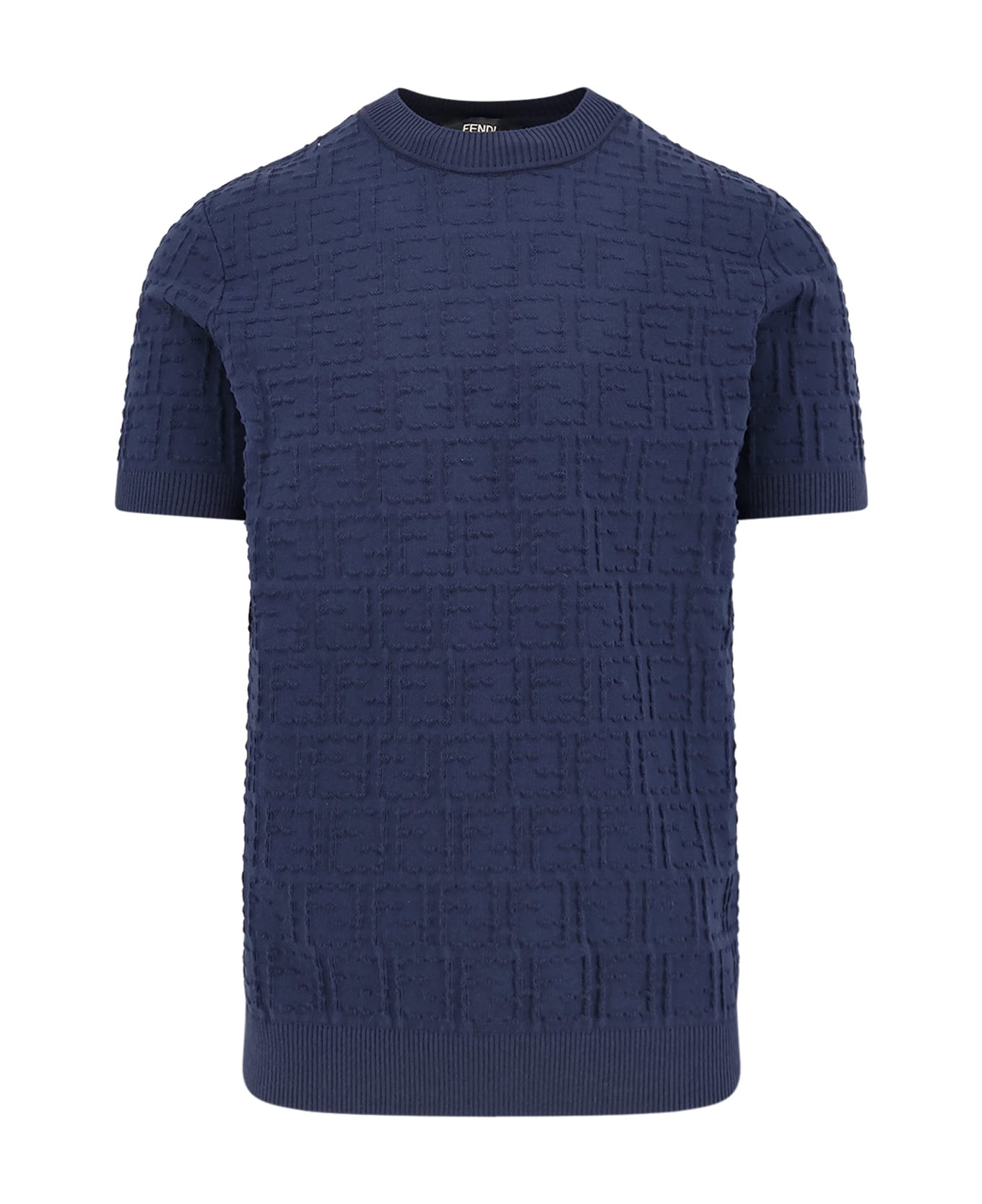 Fendi Ff Cotton Blend Sweater - ABISSO