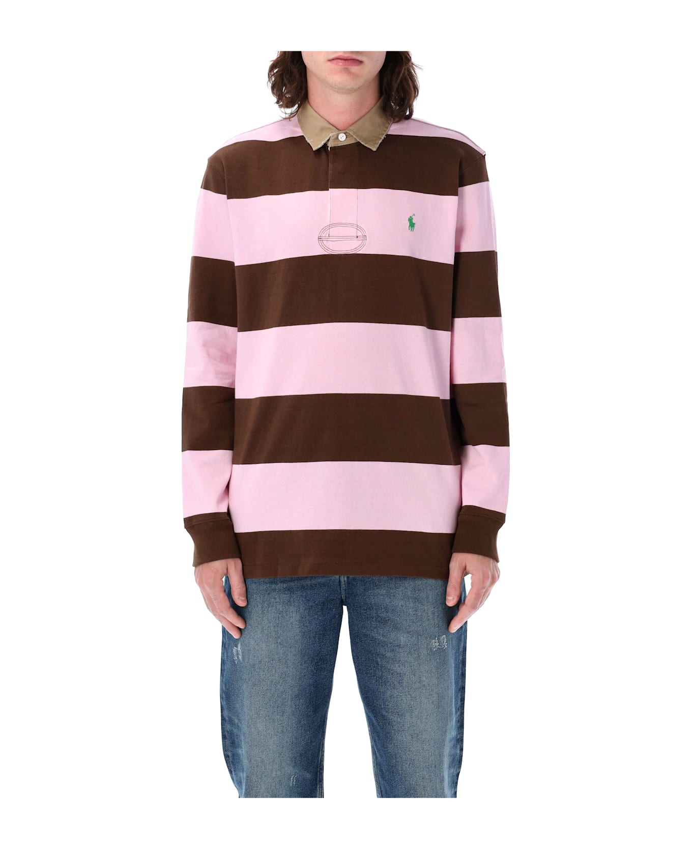ウェア FreshService L/S RUGBY SHIRT KHAKI Authentic Rugby Shirts | Brooks Brothers