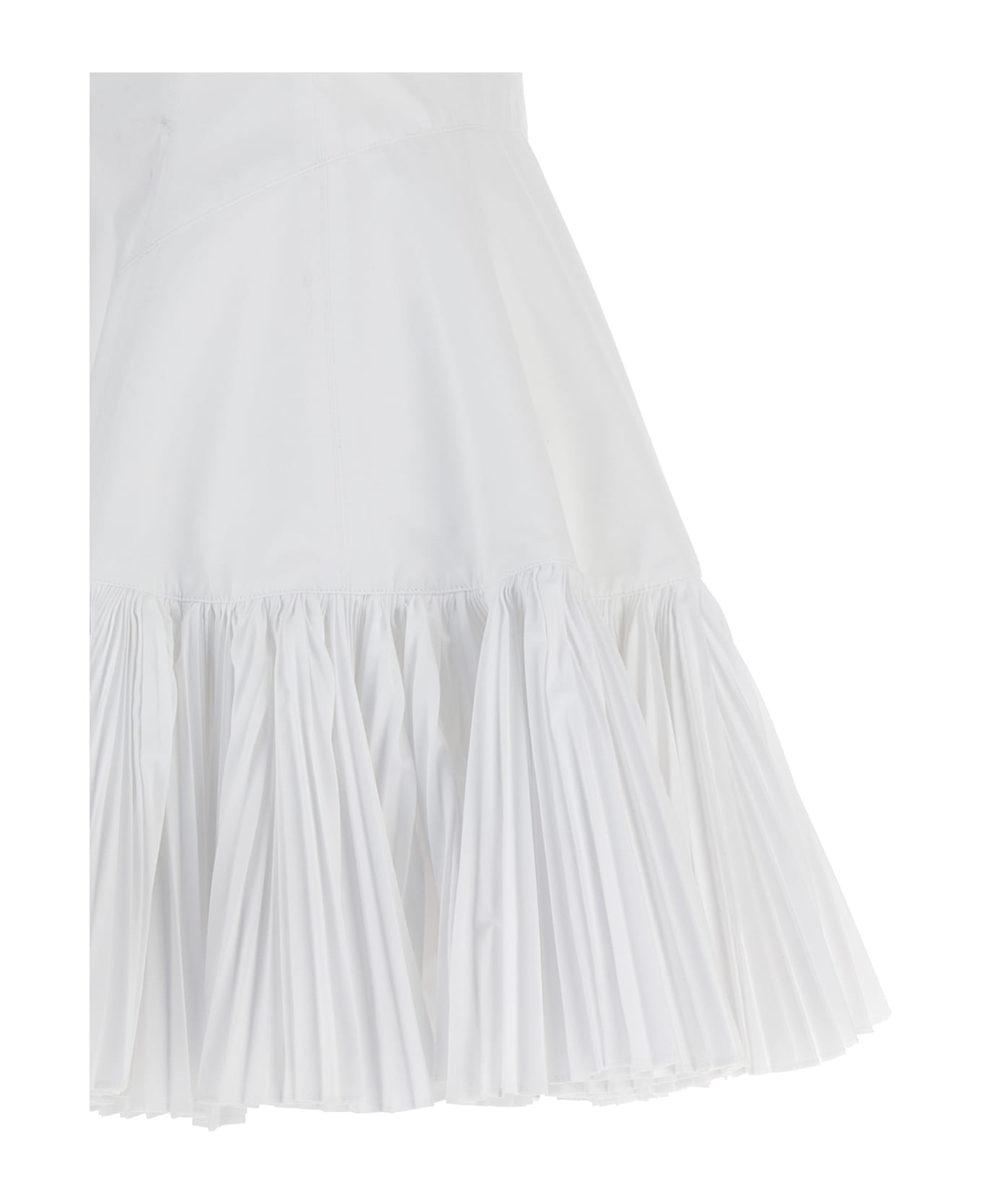 Giovanni Bedin Pleated Dress - White