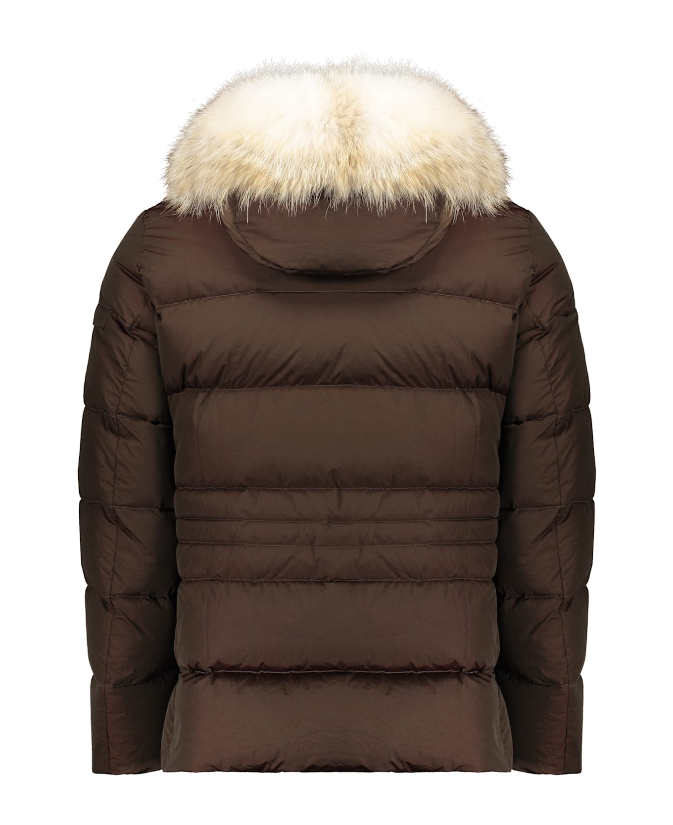Moorer Alpes-4dm Fur Trimmed Hood Parka - green