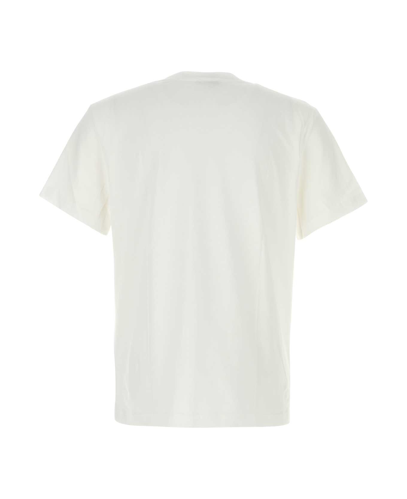 A.P.C. White Cotton T-shirt - White