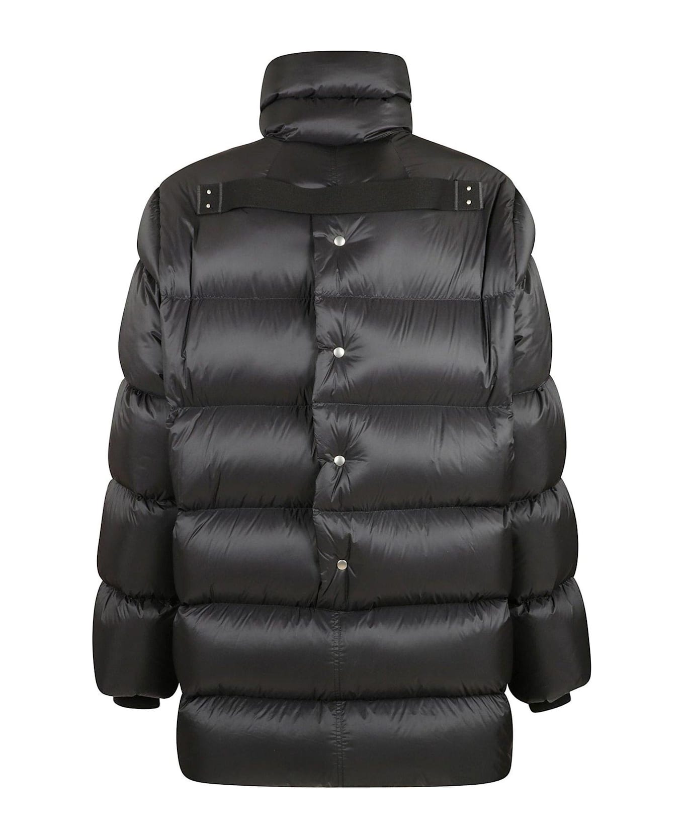 Rick Owens Zipped Padded Coat - Black