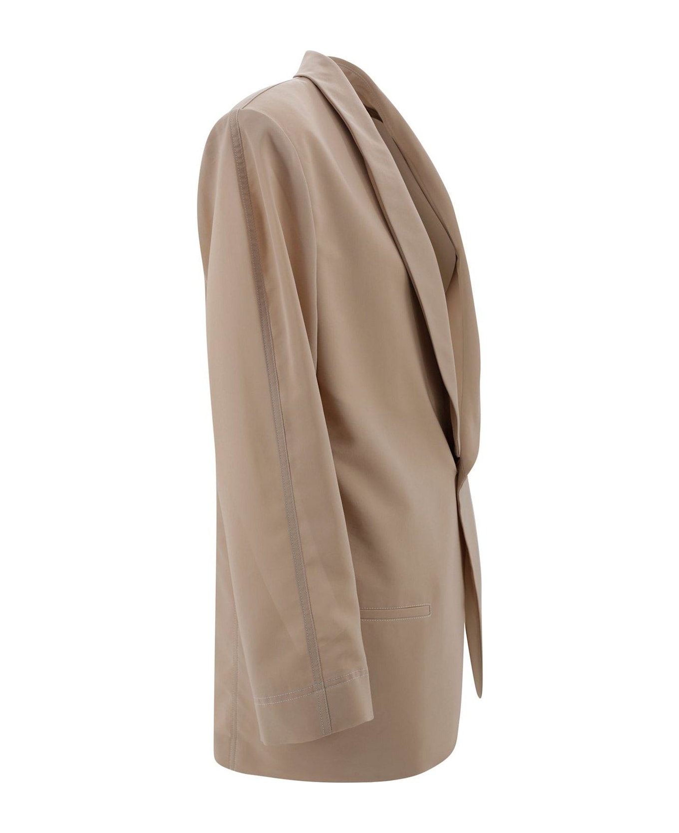 Philosophy di Lorenzo Serafini Etamine Single Breasted Jacket - Fantasia Beige