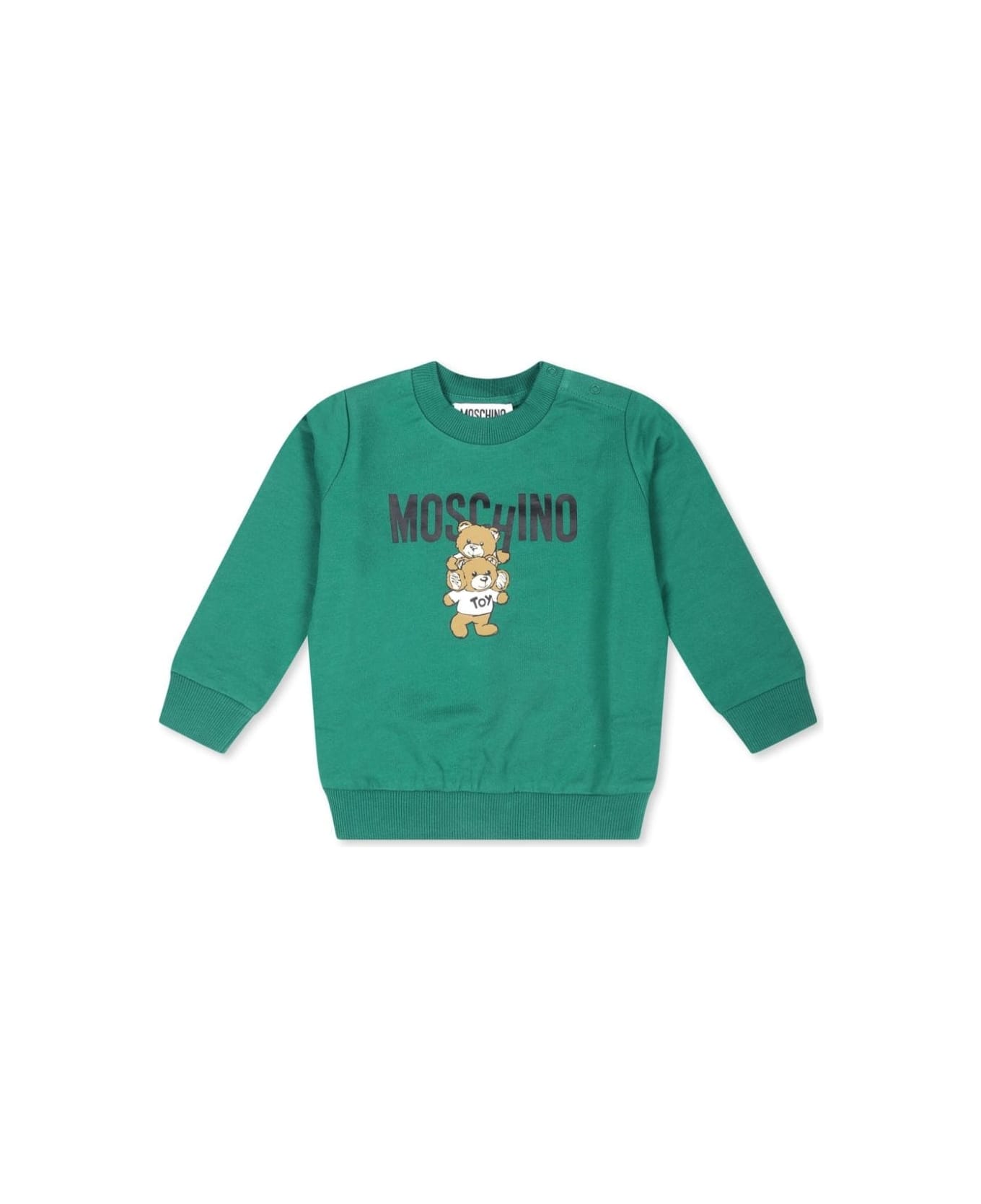 Moschino Felpa Con Logo - Green