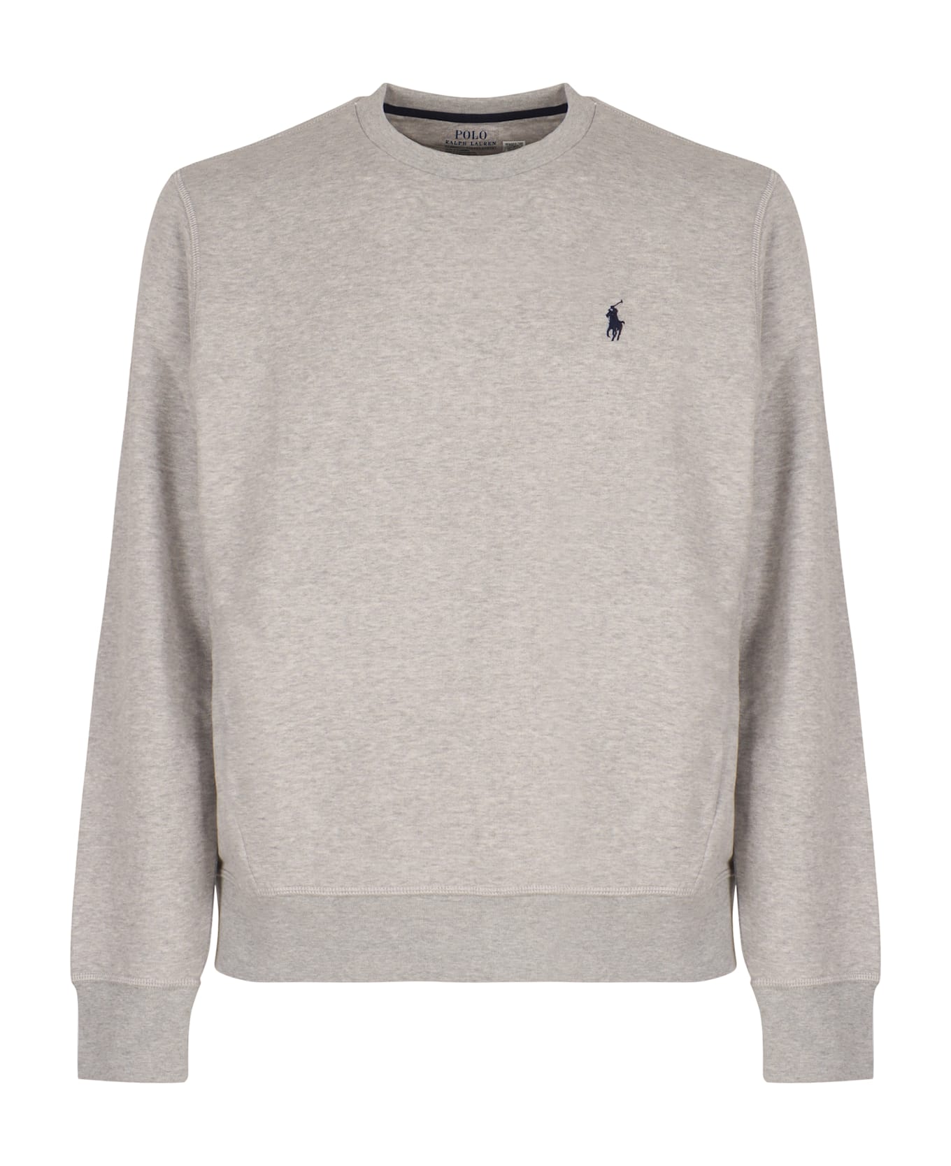 Polo Ralph Lauren Logo Detail Cotton Sweatshirt - grey