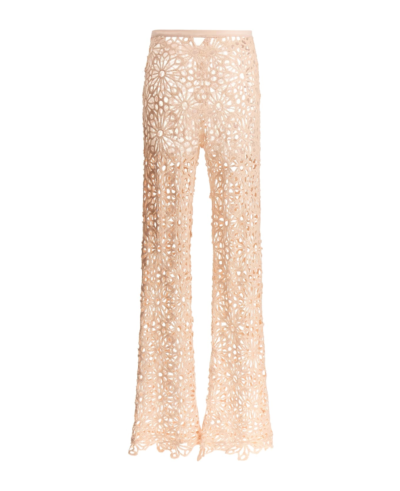 Norma Kamali 
crochet
 Pants - Pink