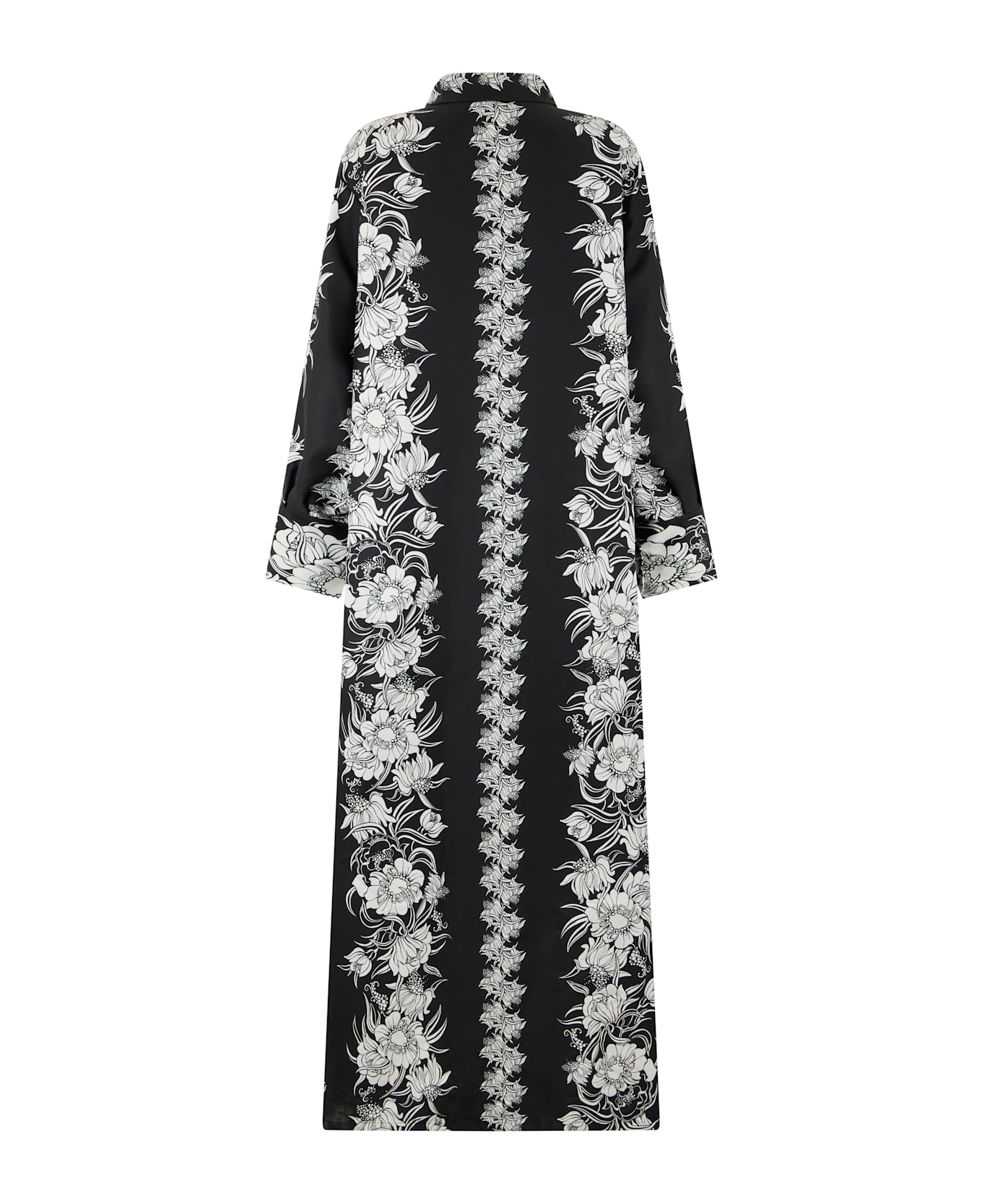 Valentino Garavani Long Floral Dress - black