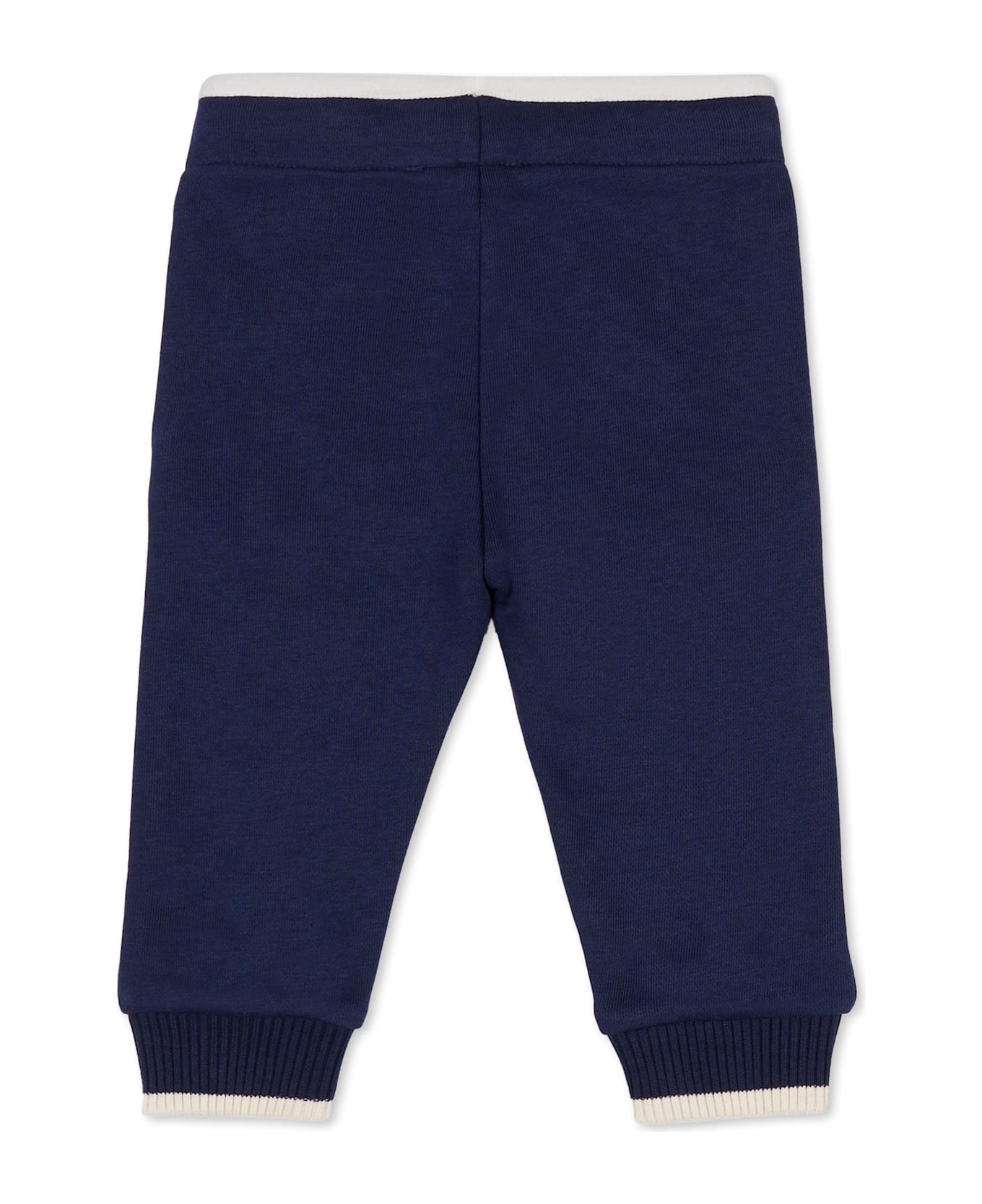 Timberland Blue Trouurs For Baby Boy With Logo - Blue