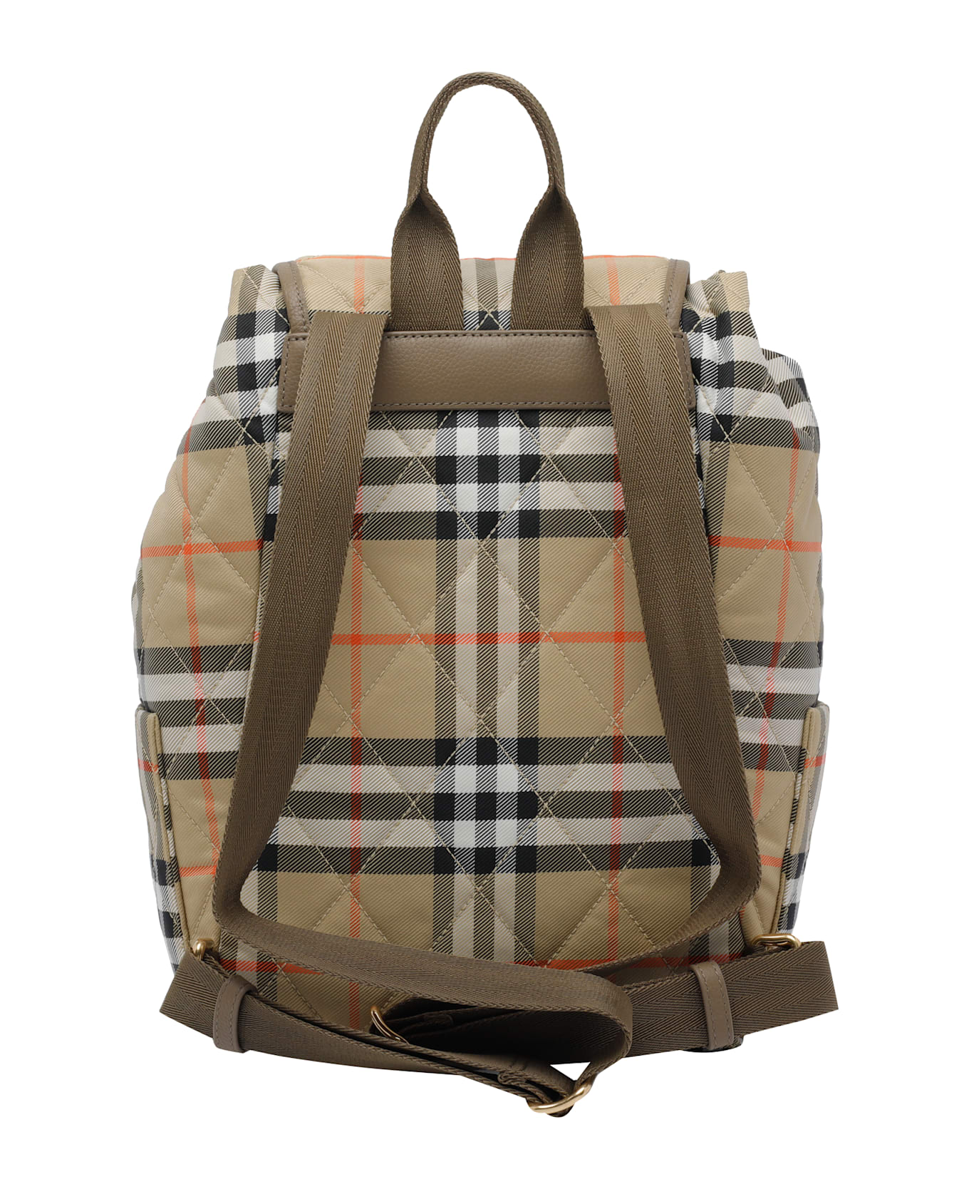 Burberry Horseshoe Backpack - BEIGE