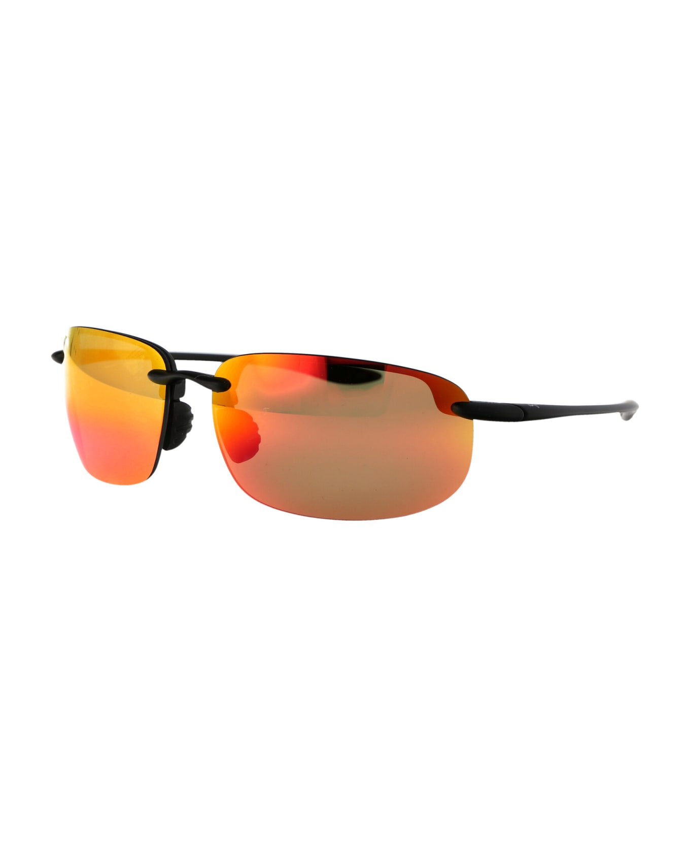 Maui Jim Hookipa Xlarge Sunglasses - 02A HAWAII LAVA MATTE BLACK サングラス