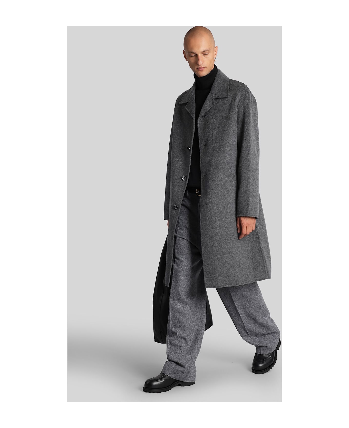 Ami Alexandre Mattiussi In Grey Wool - grey