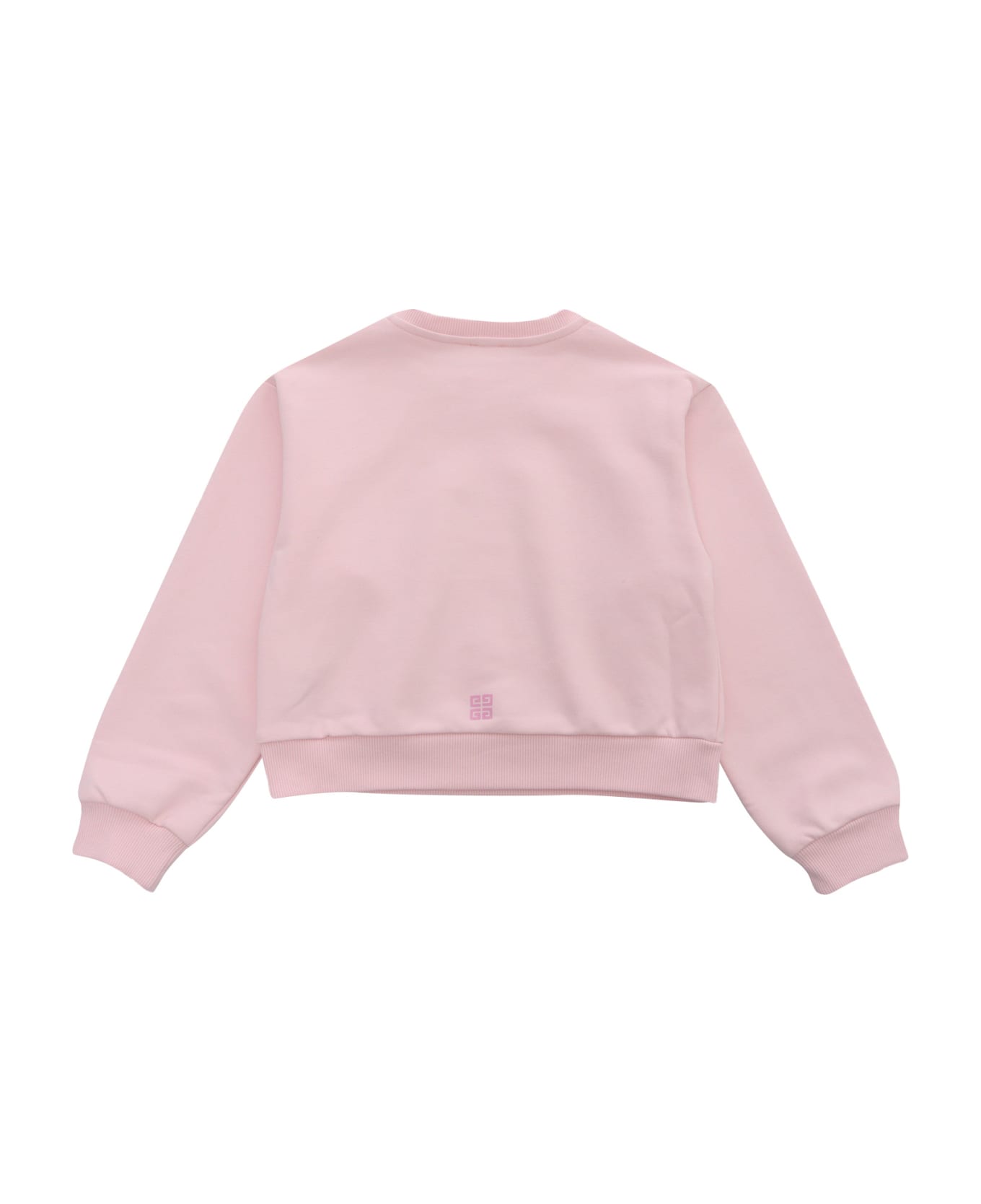 Givenchy Cropped Pink Sweatshirt - PINK