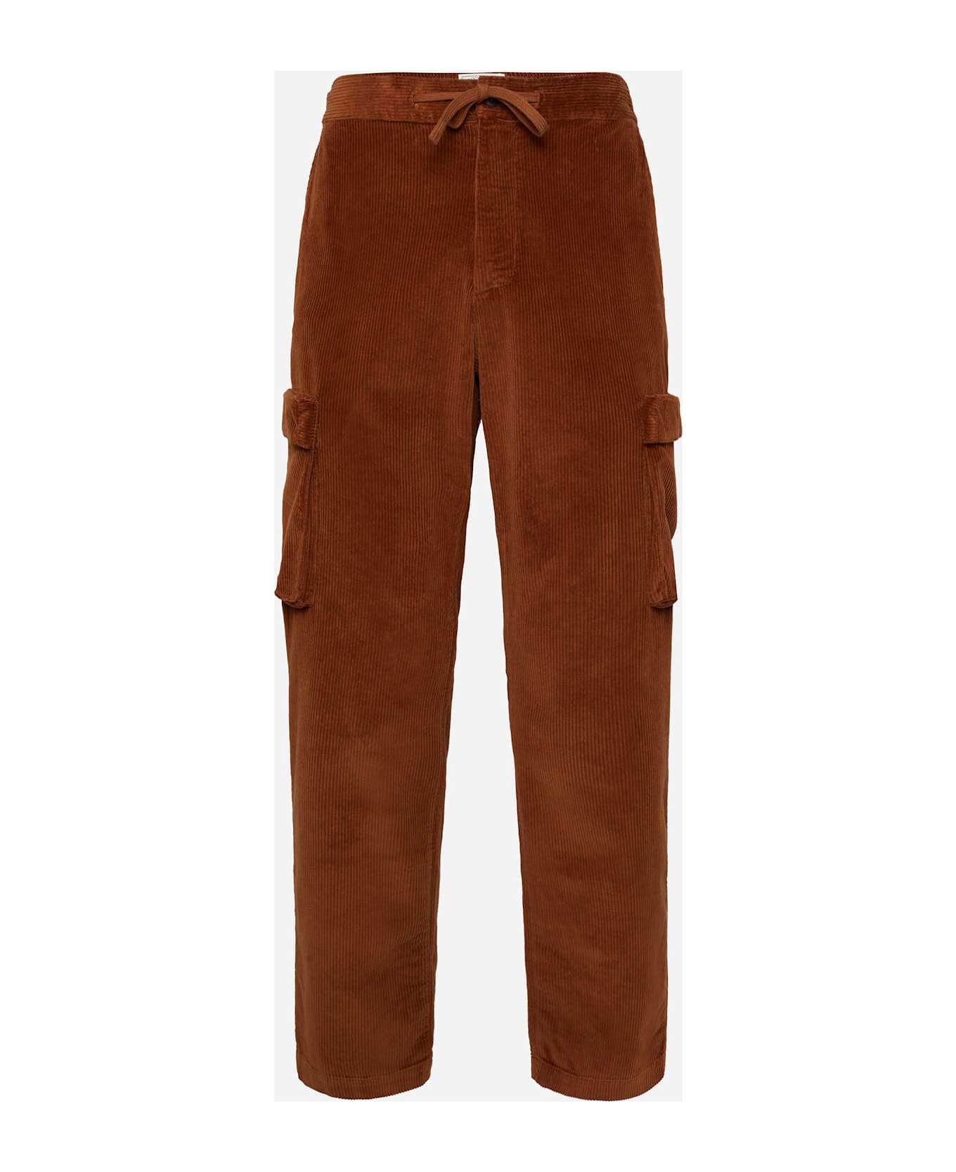 MC2 Saint Barth Camel Corduroy Cargo Pants Goldeck - BROWN