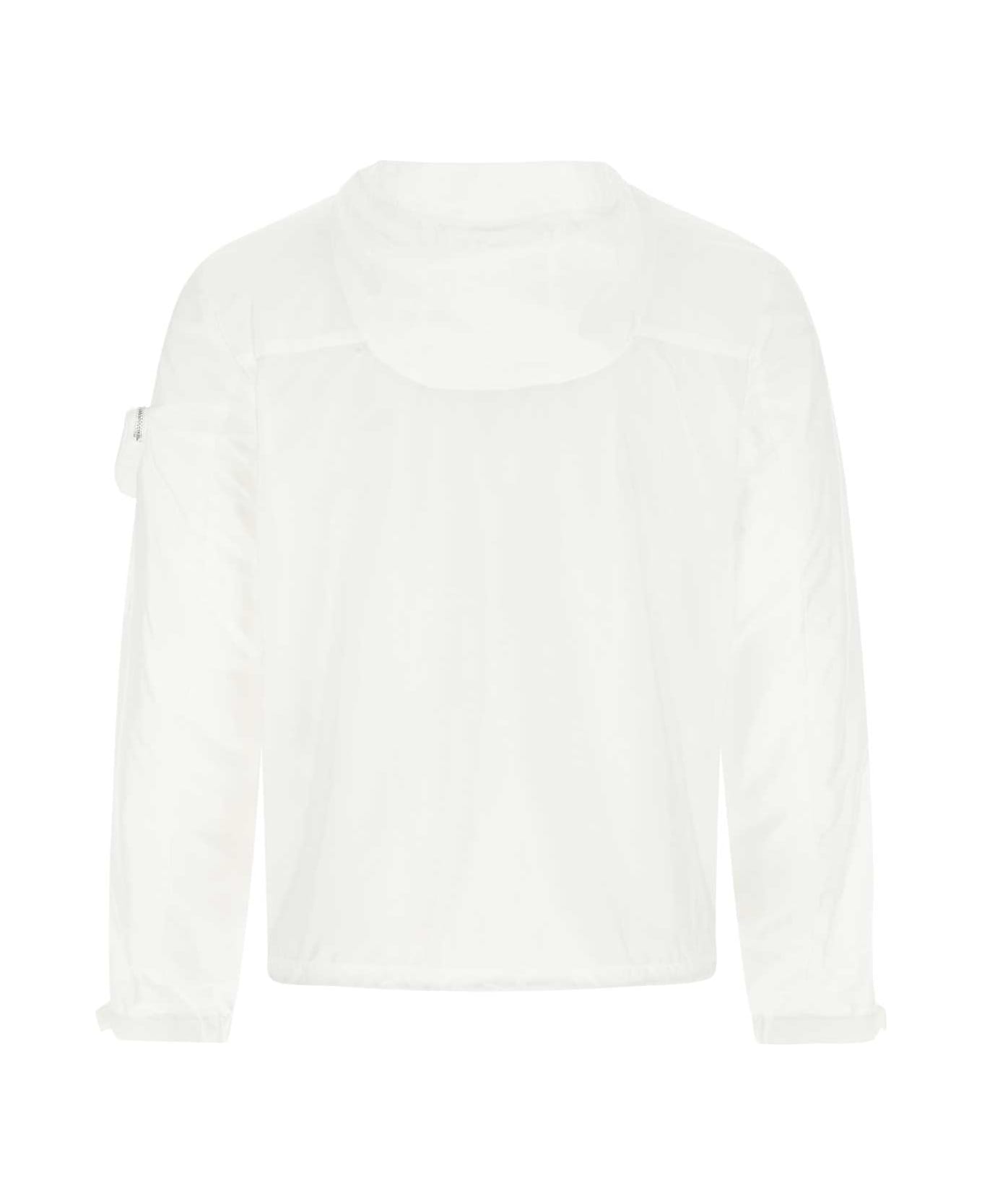 Prada White Re-nylon Jacket - F0009