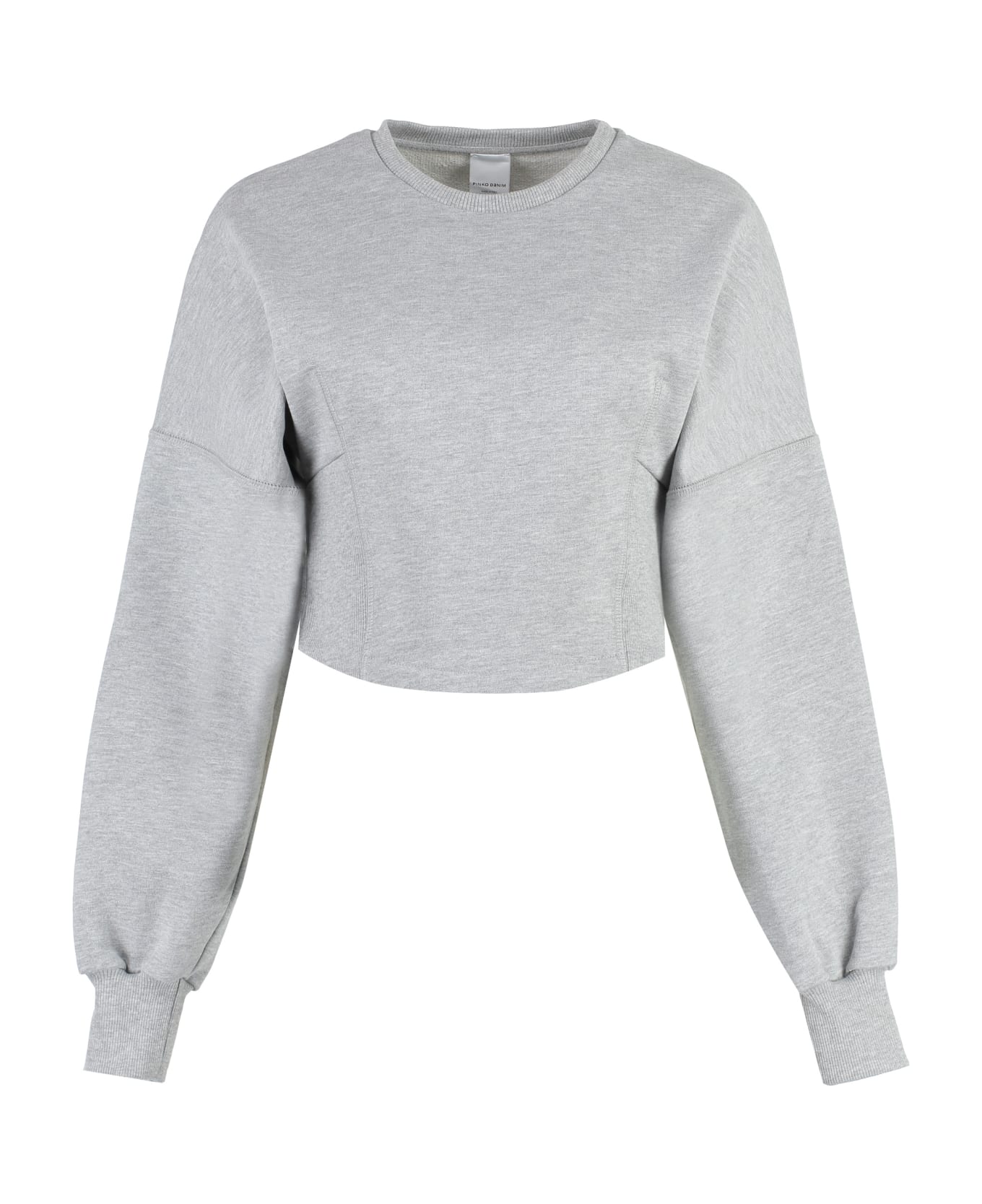 Pinko Cotton Crew-neck Sweatshirt - grey