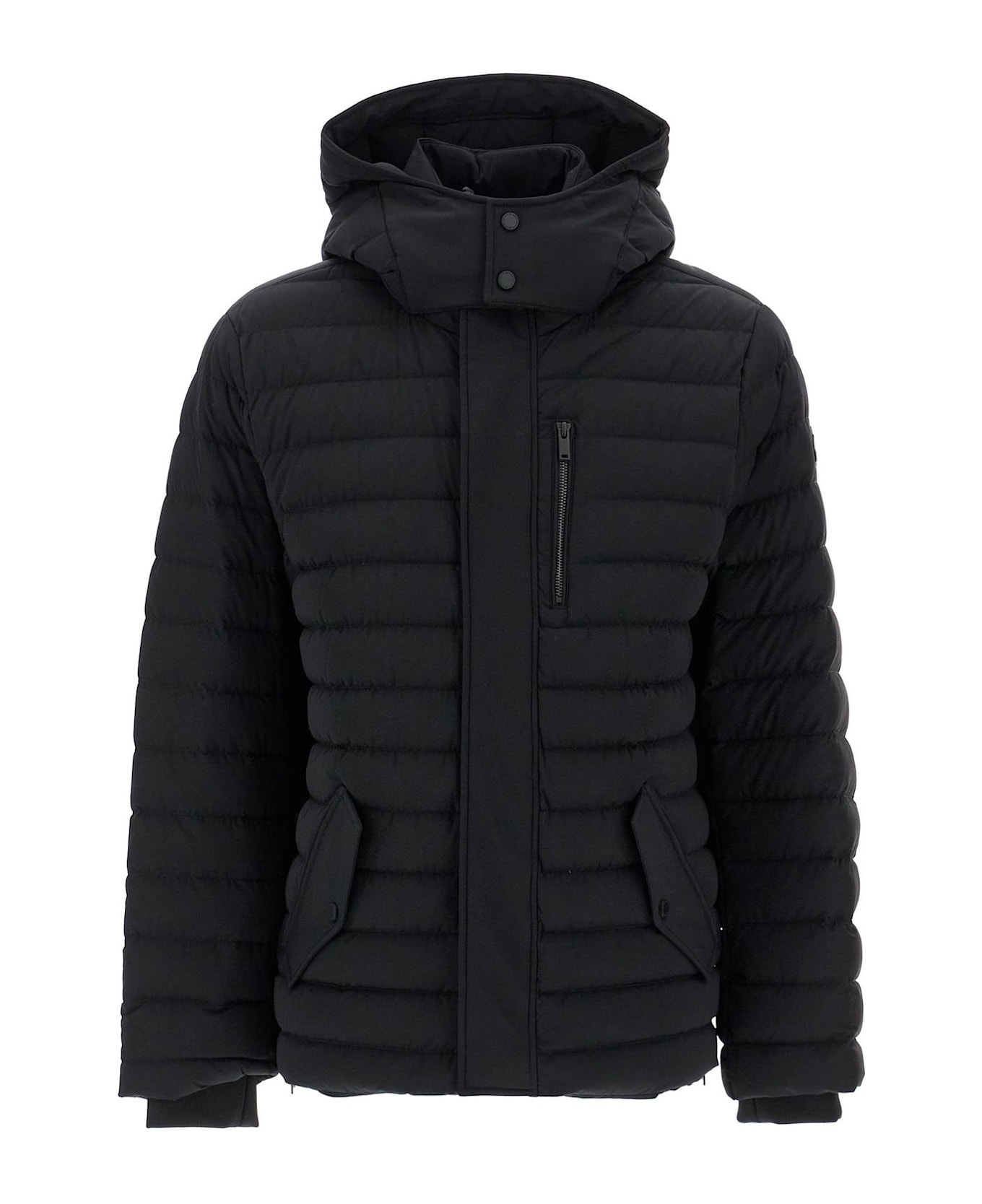 Moose Knuckles Greystone Quilted Jacket - Nero