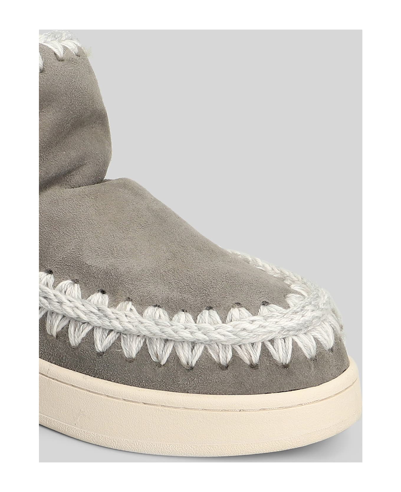 Mou New Eskimo Sneaker Sneakers In Grey Suede - grey