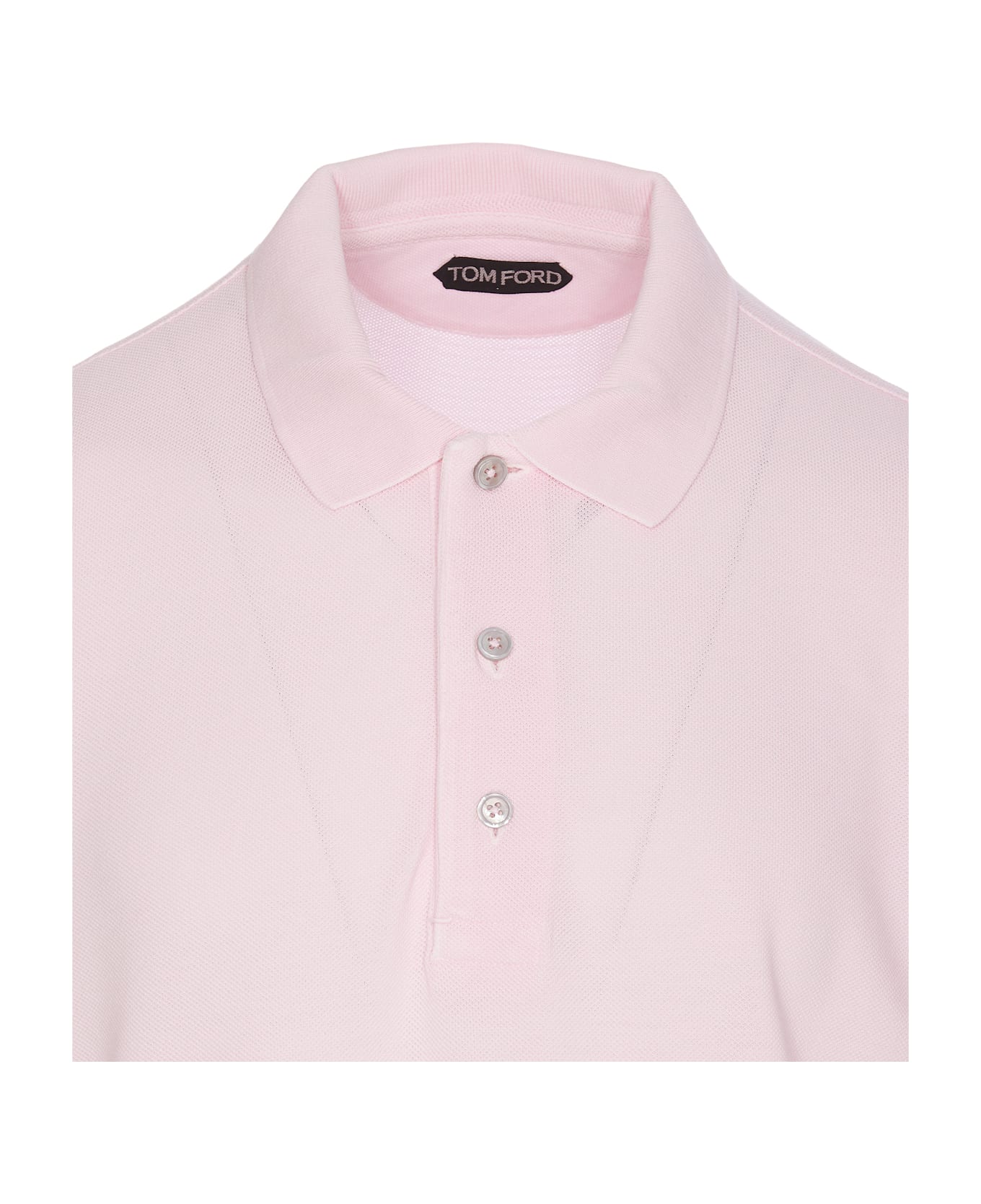 Tom Ford Logo Polo - Pink
