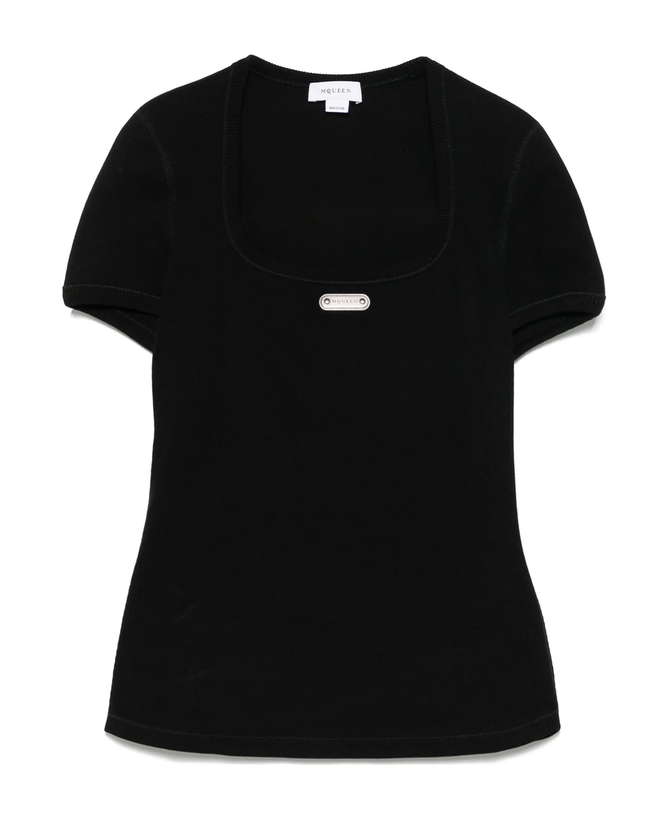 Alexander McQueen T-shirts And Polos Black - Black