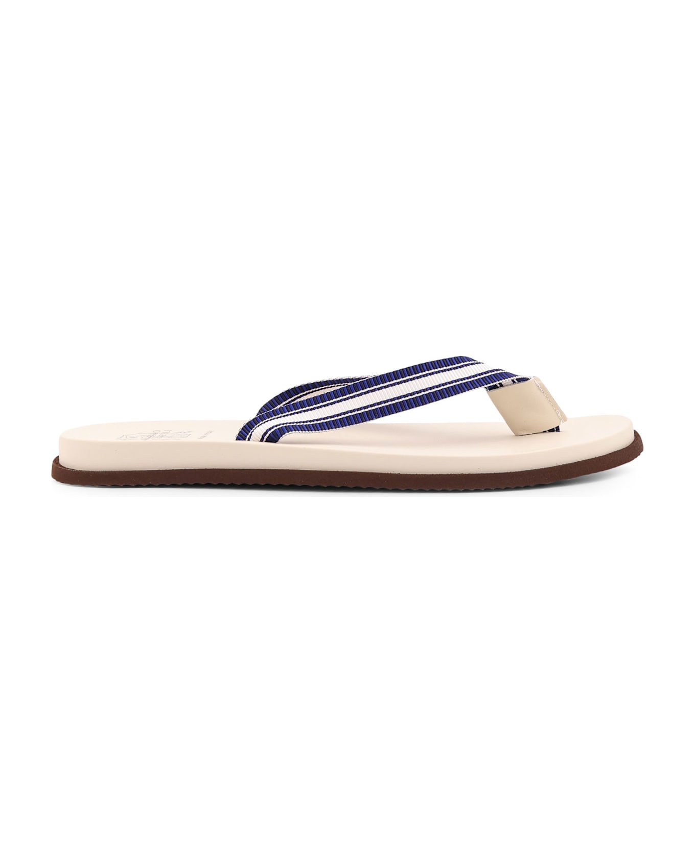 Brunello Cucinelli Rubber Flip Flop - Beige