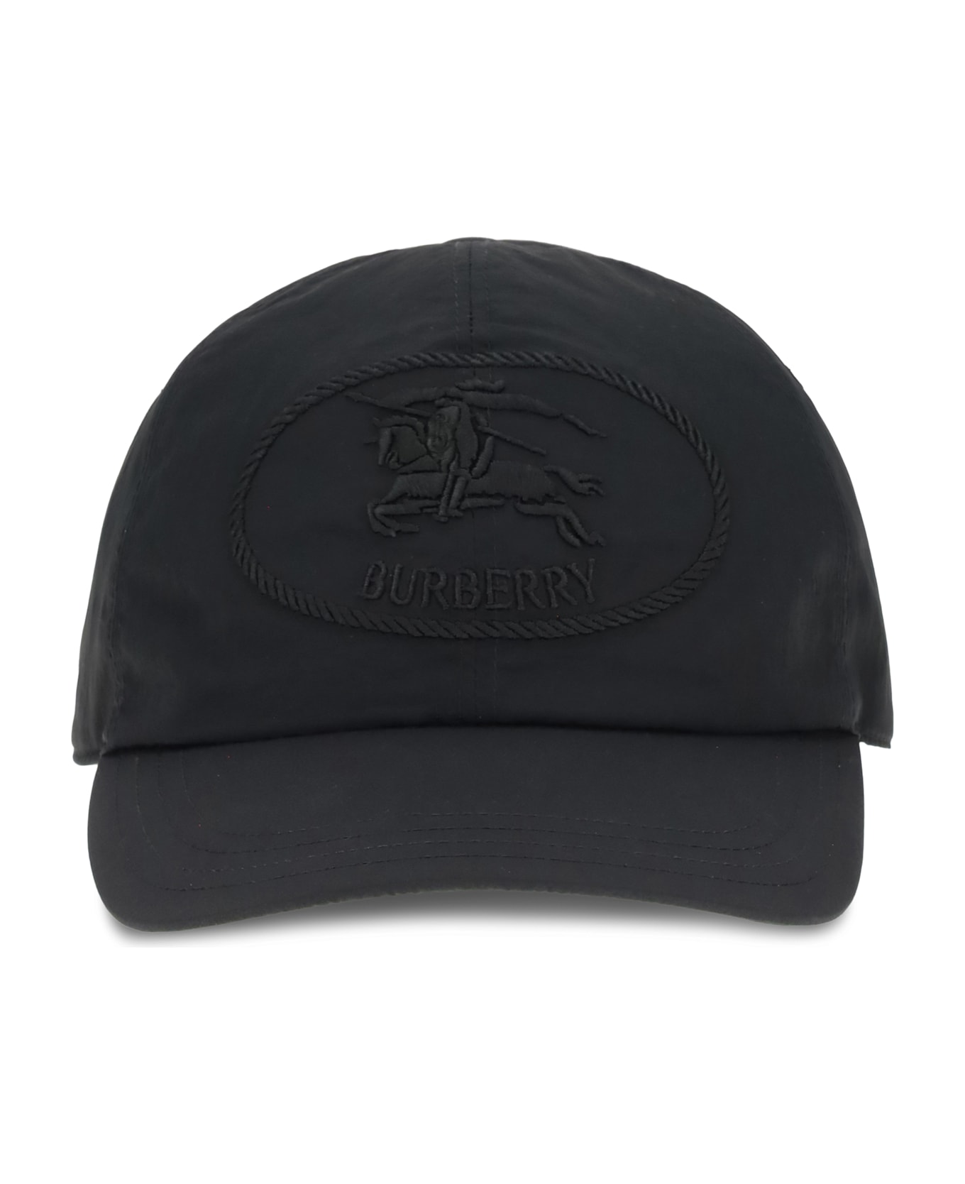 Burberry Knight Stamp Gabardine Baseball Cap