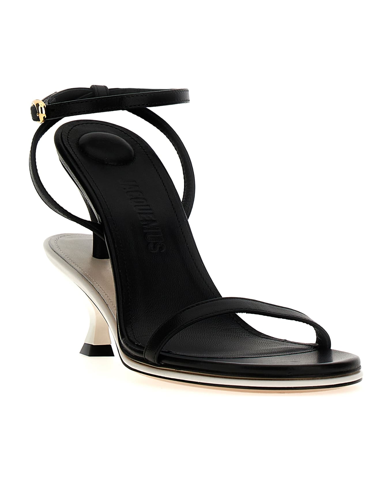 Jacquemus 'les Doubles Sandales' Sandals - White/Black