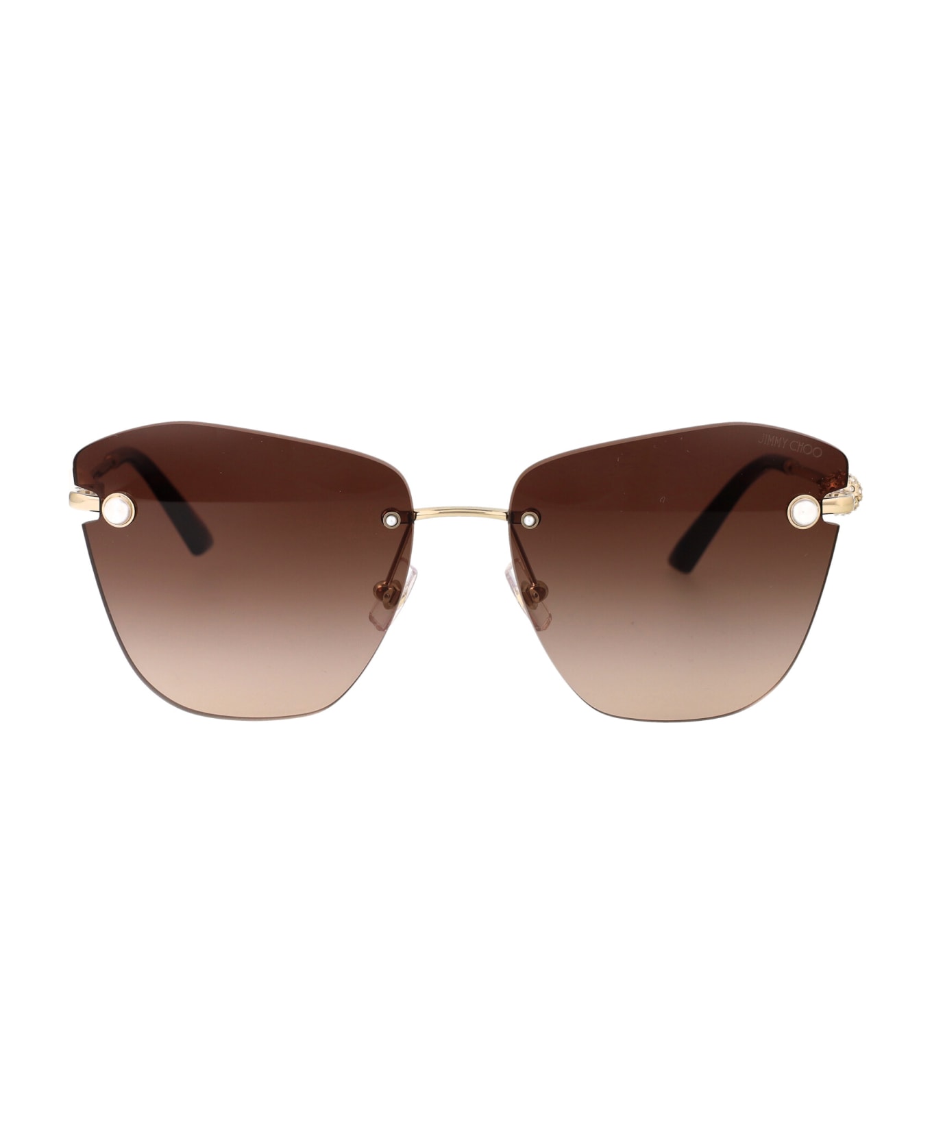 Jimmy Choo Eyewear 0jc4004hb Sunglasses - 300613 Pale Gold