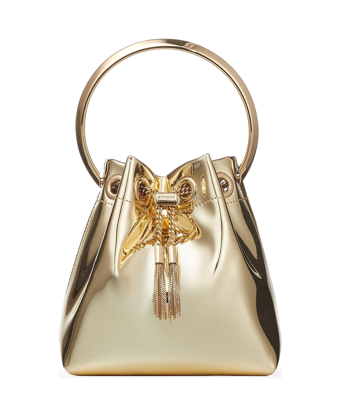 Jimmy Choo Bon Bon Bucket Bag - Gold