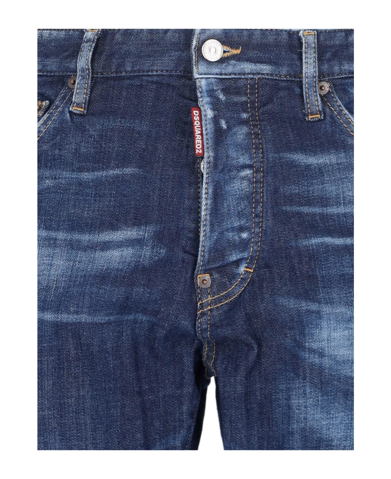 Dsquared2 "cool Guy" Straight Jeans - Blue