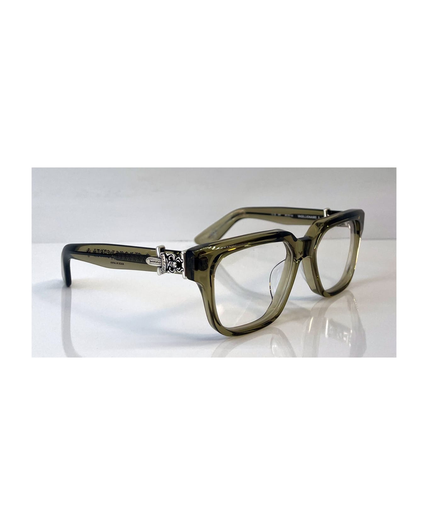 Chrome Hearts Vagillionaire Ii - Olive Rx Glasses - olive green
