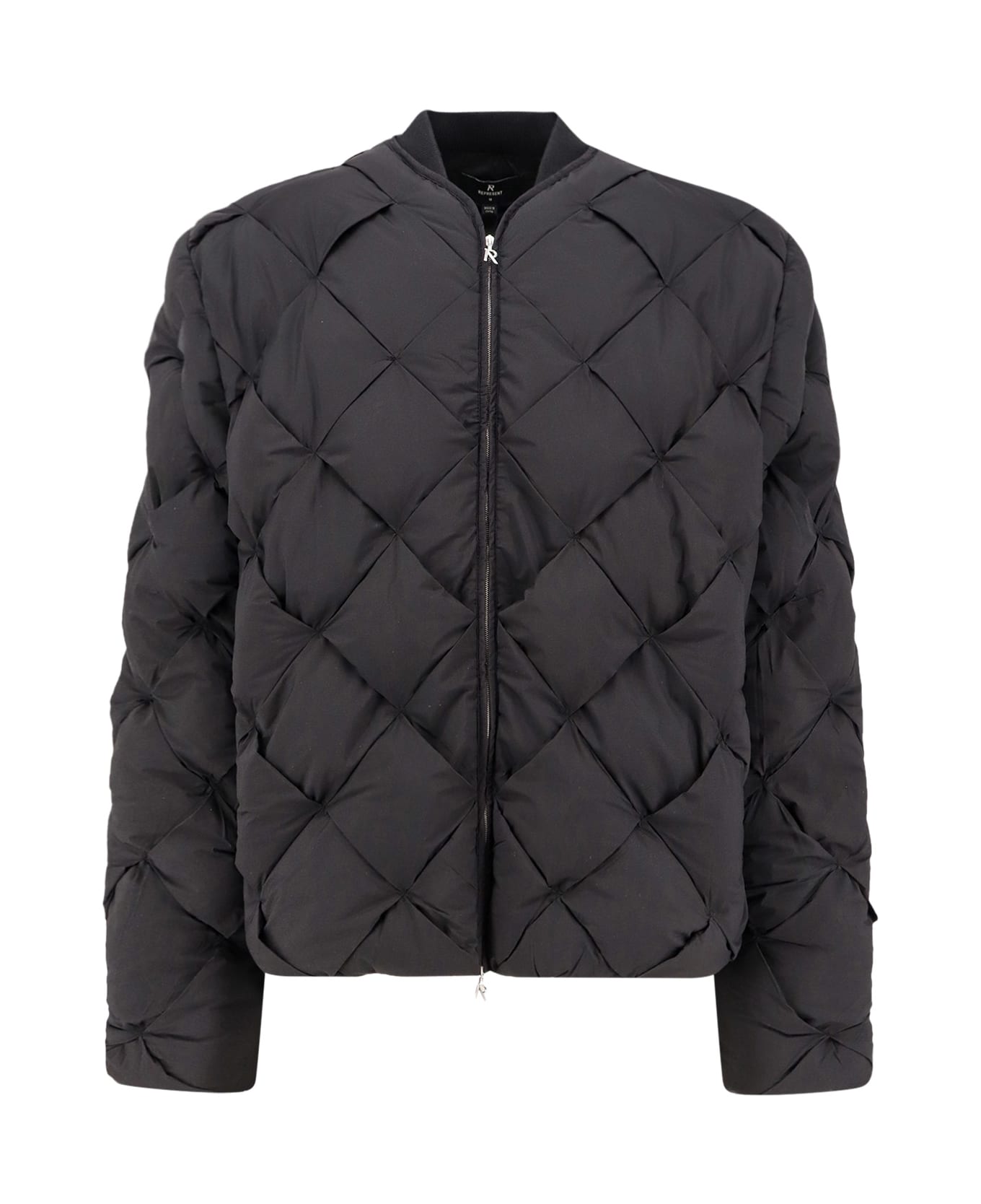 REPRESENT Featherless Stretch Nylon Down Jacket - JET BLACK