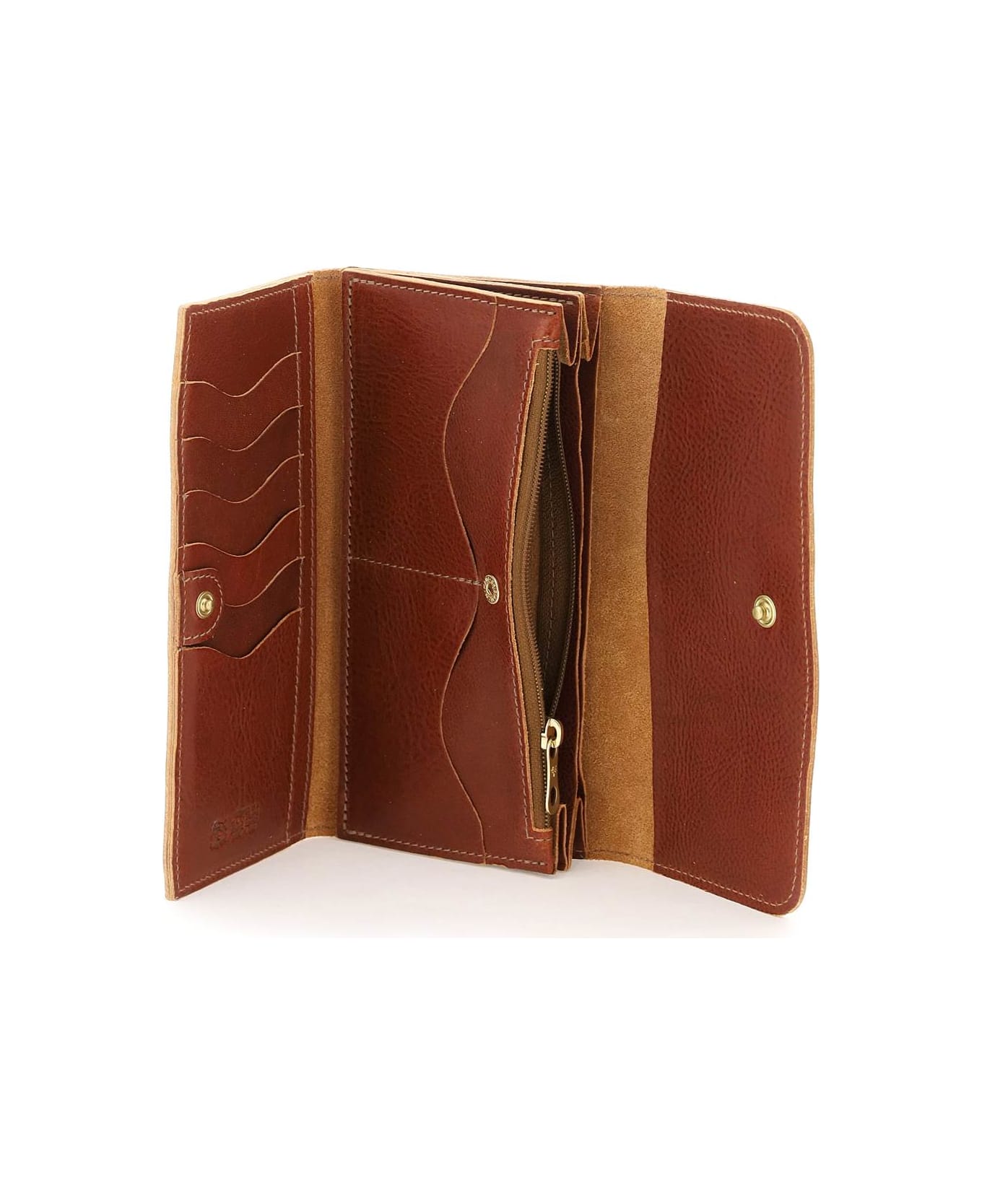 Il Bisonte Leather Wallet - SEPPIA (Brown)