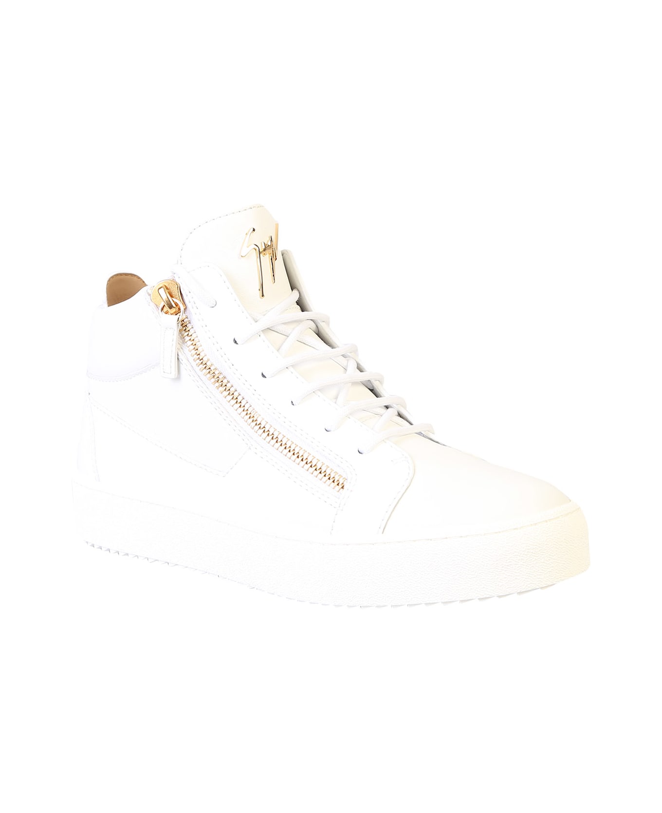 Giuseppe Zanotti Zipped Sneakers - White