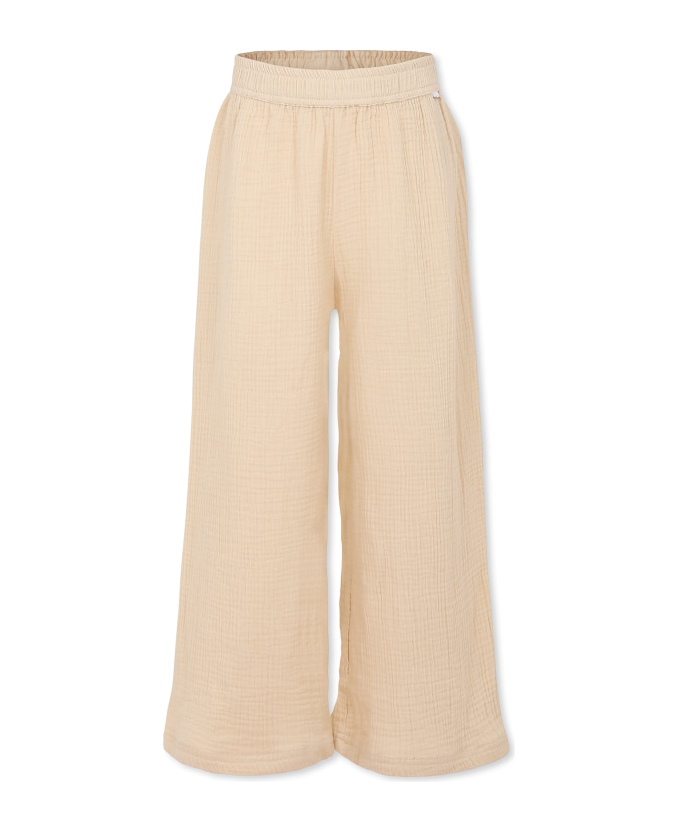 Molo Beige Trousers For Girl - Beige