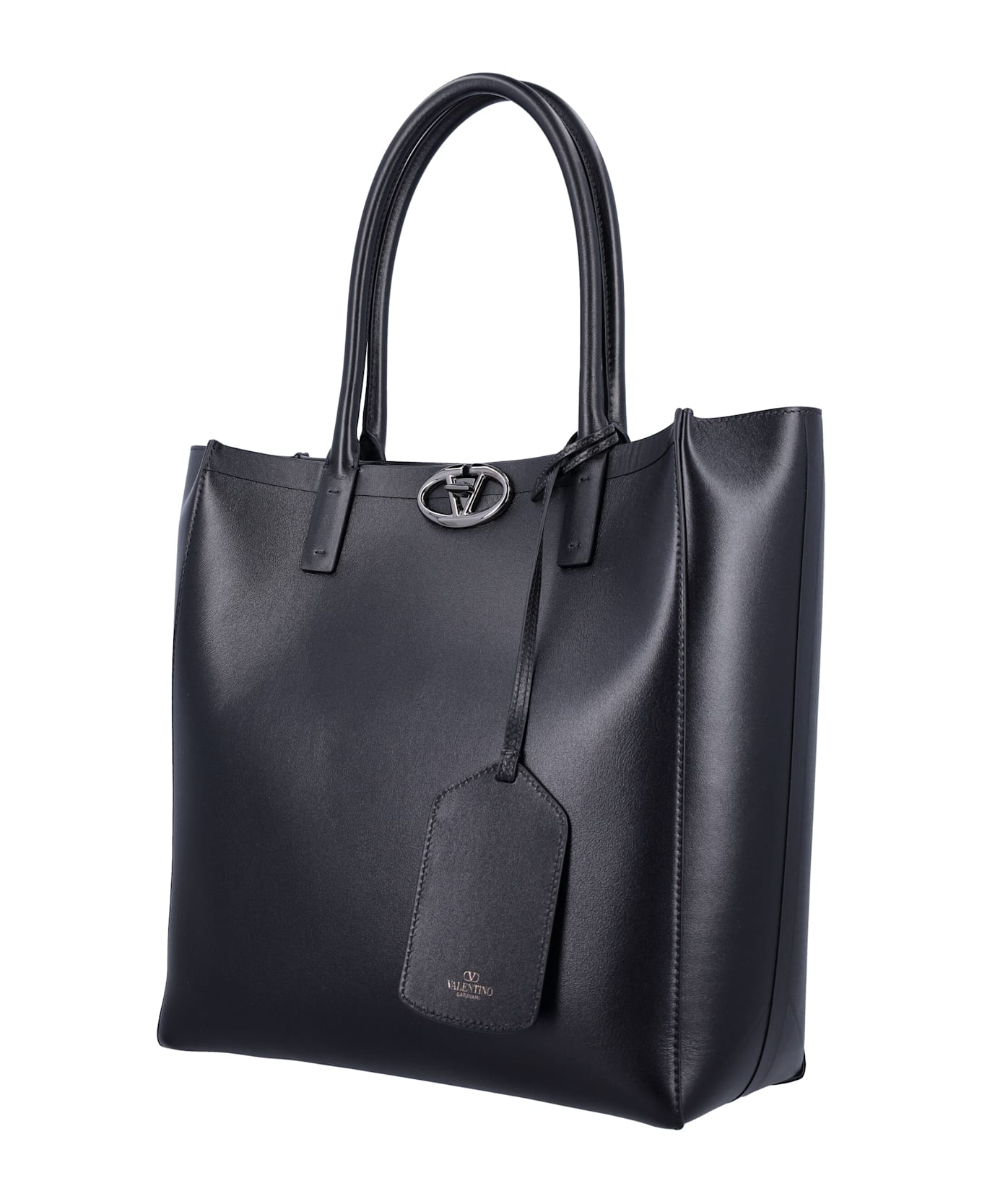 Valentino Garavani V-logo Tote Bag - NERO