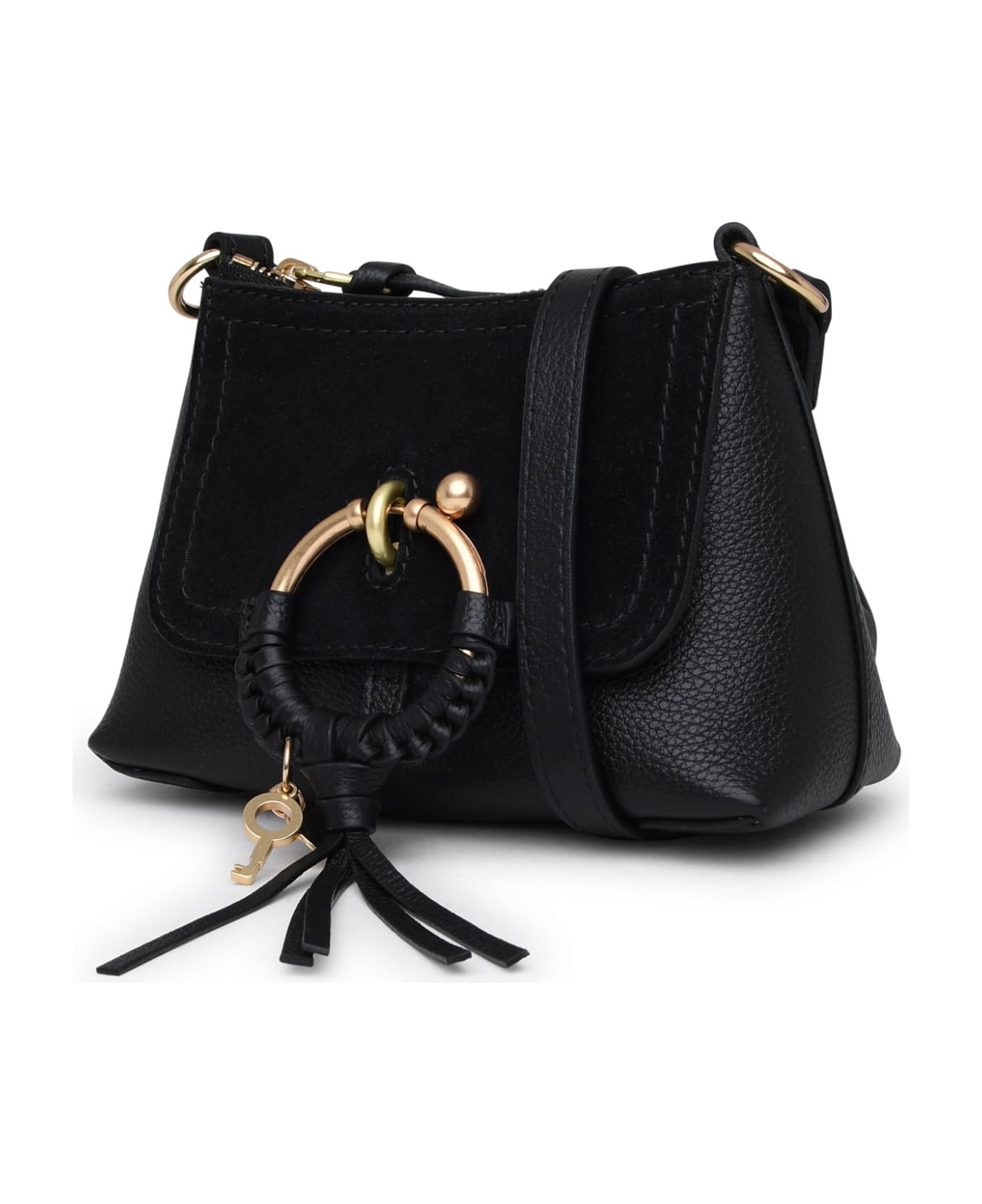 See by Chloé Joan Mini Black Leather Crossbody Bag - Black
