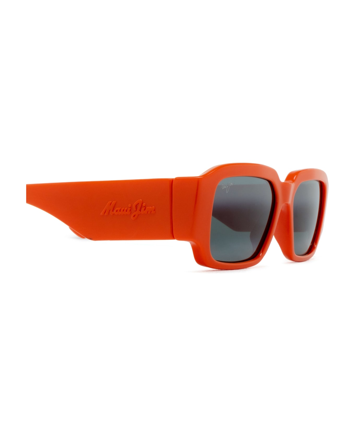 Maui Jim Mj639 Shiny Orange Sunglasses - Shiny Orange サングラス