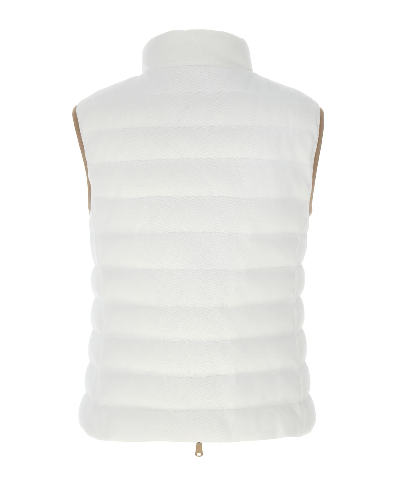 Brunello Cucinelli Logo Vest - Beige