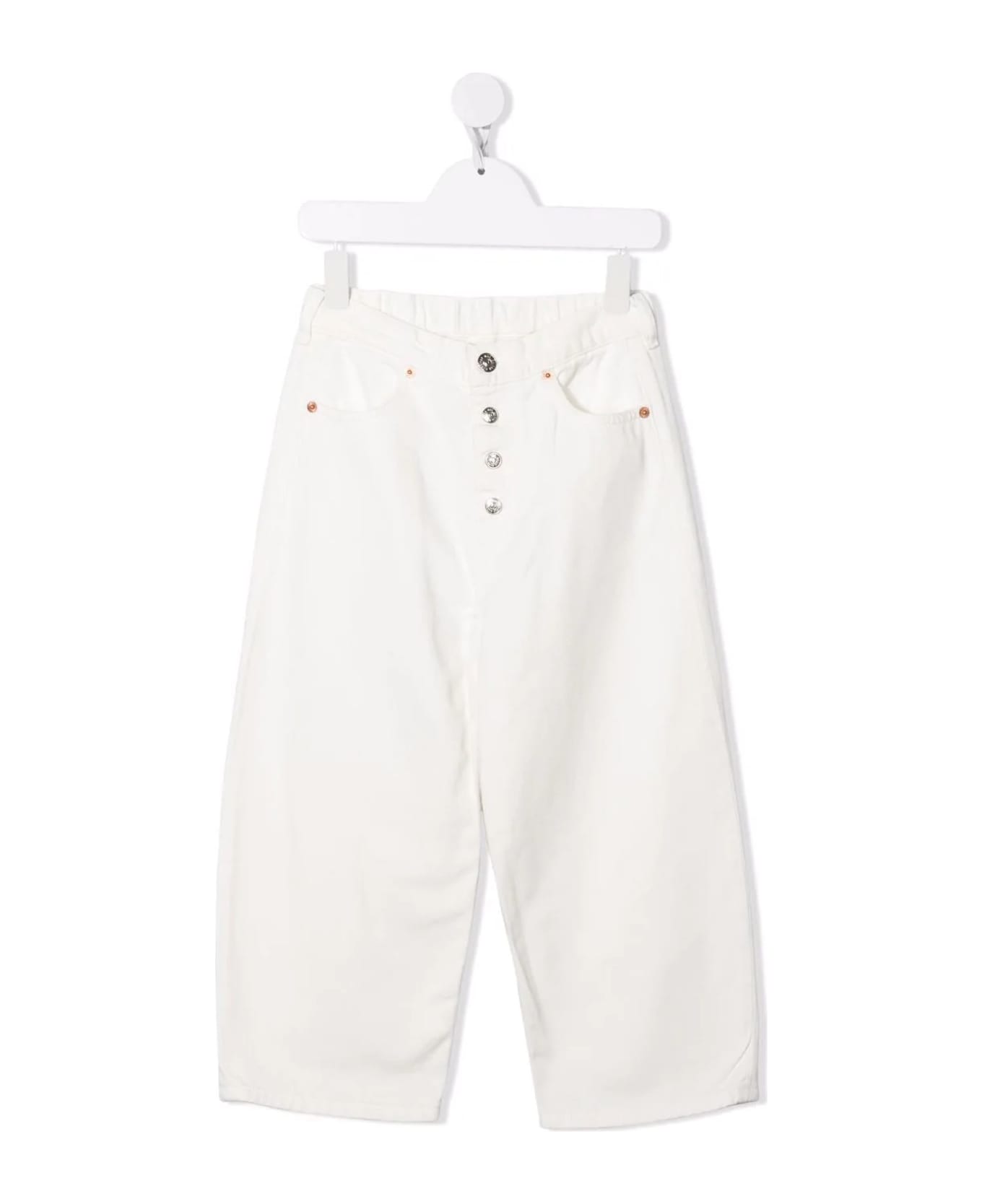 Maison Margiela White Cotton Jeans - Bianco