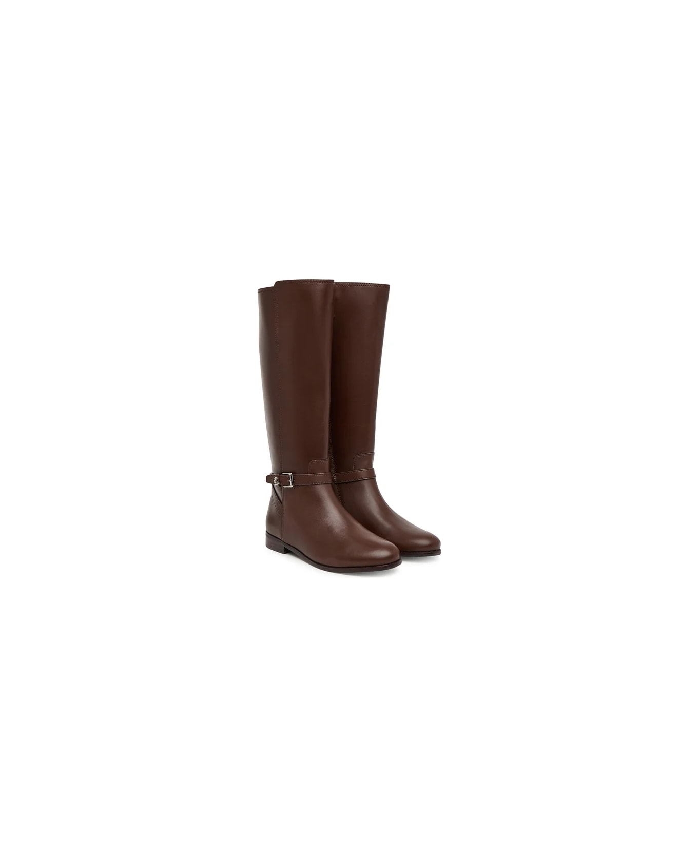 Ralph Lauren Brooke Tll 2 Boots Tall Boot - Dark Hickory