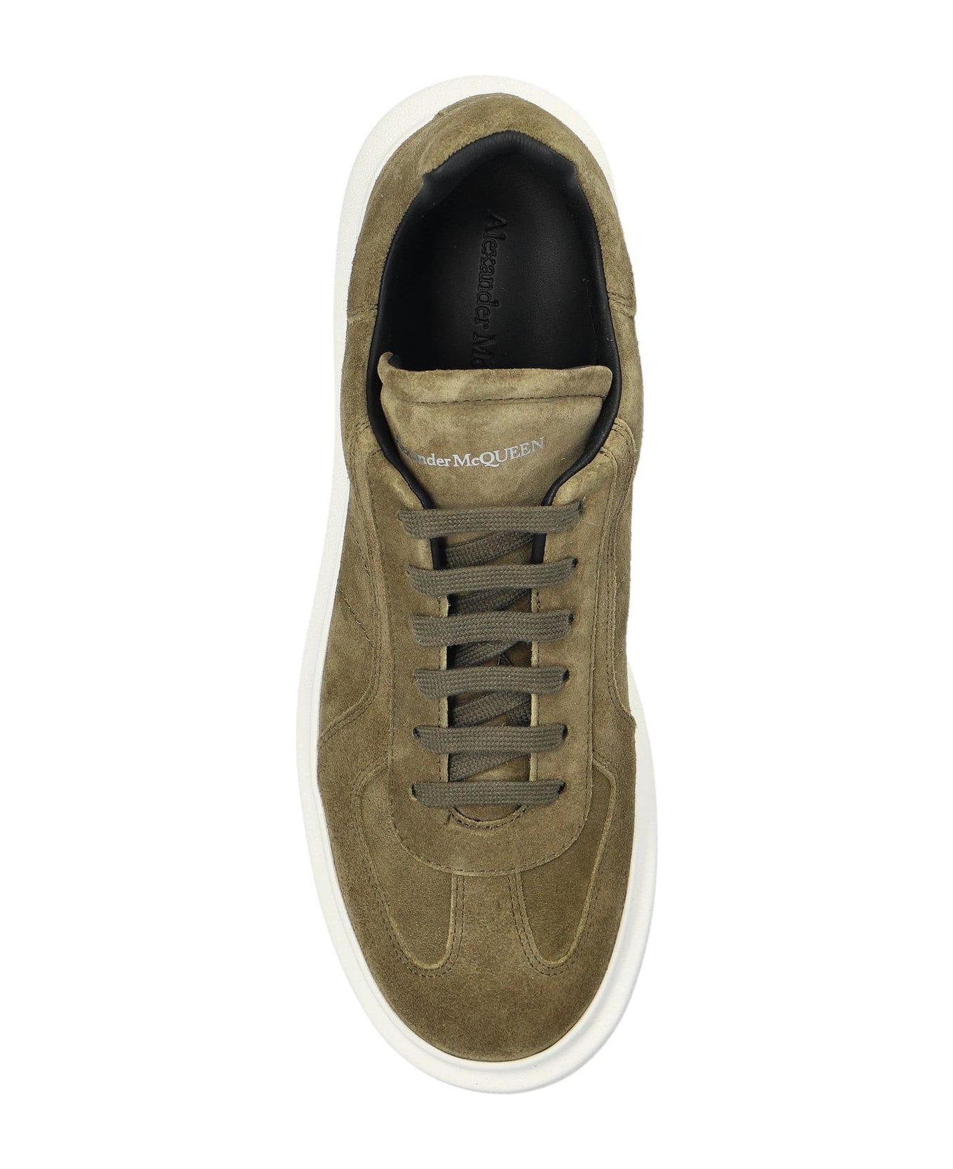 Alexander McQueen Oversized Retro Lace-up Sneakers - MUD