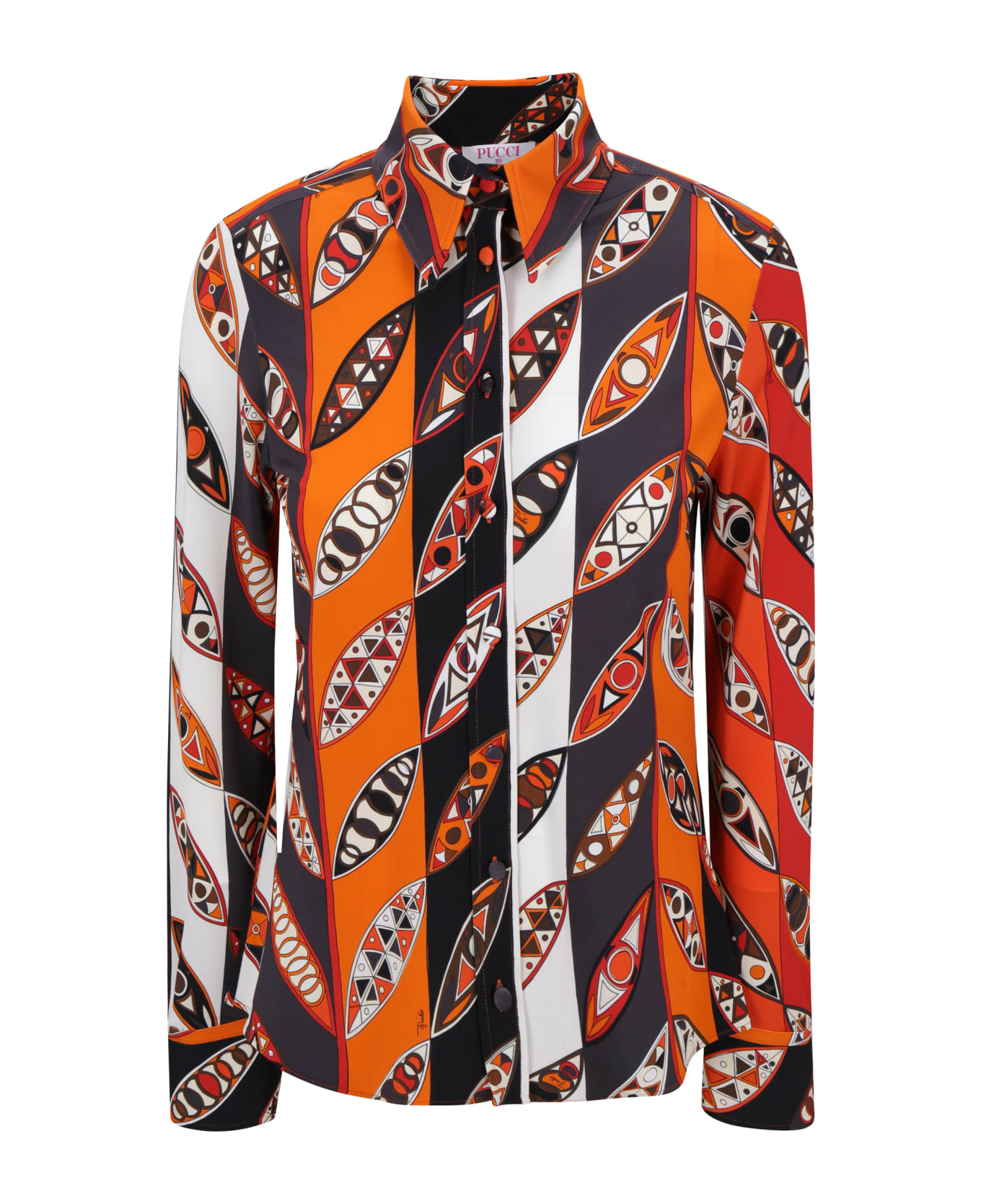 Pucci Shirt - Arancio/rosso シャツ