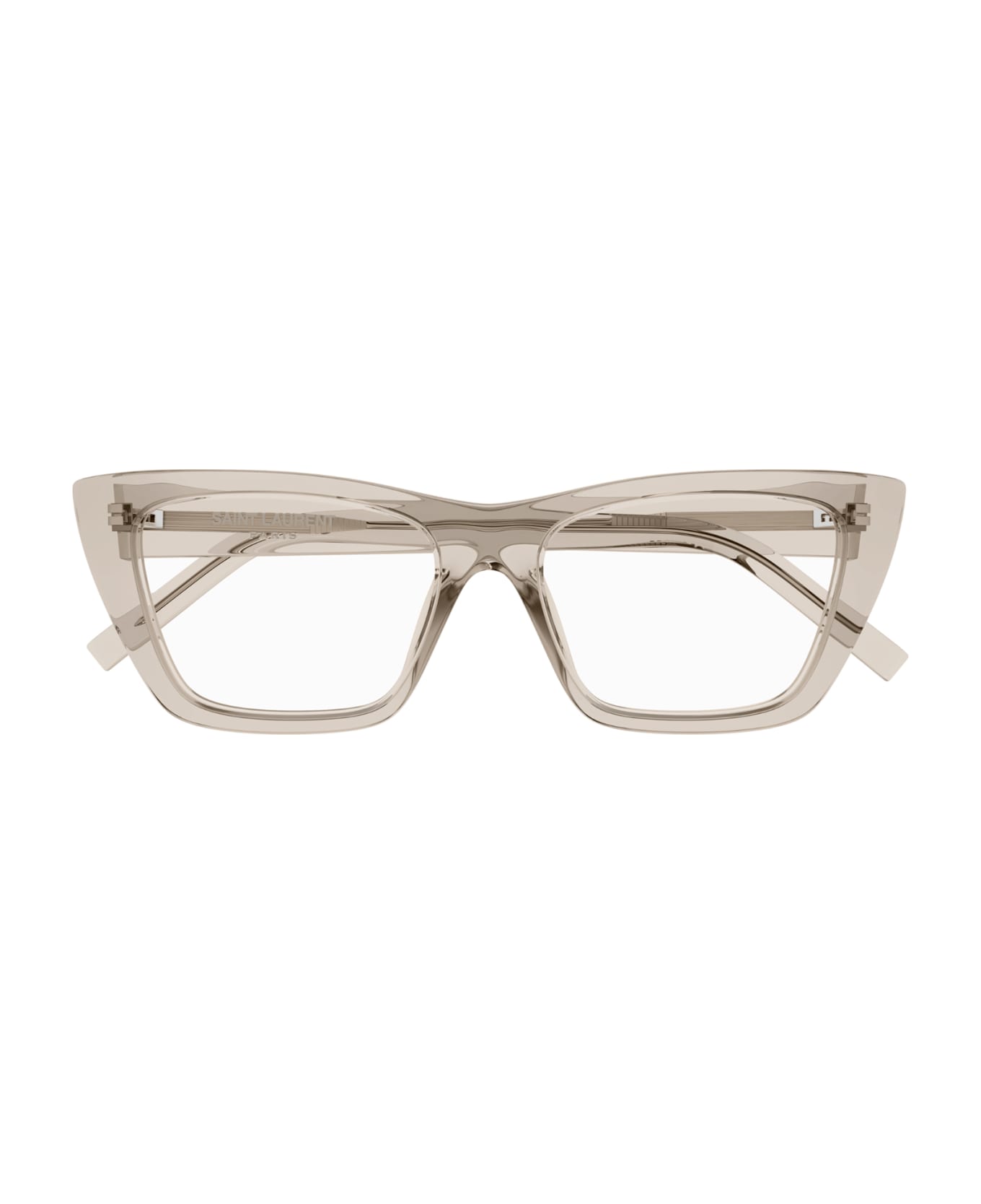 Saint Laurent Eyewear SL 276 MICA OPT Eyewear - Beige Beige Transpare アイウェア