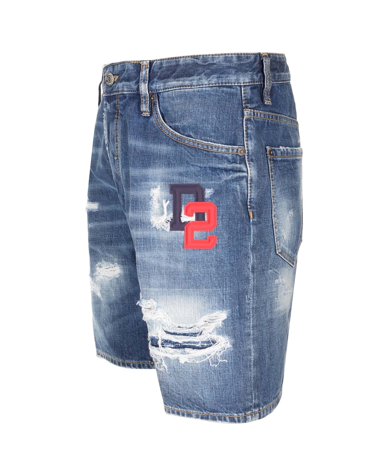 Dsquared2 Denim Bermuda Shorts - C ショートパンツ