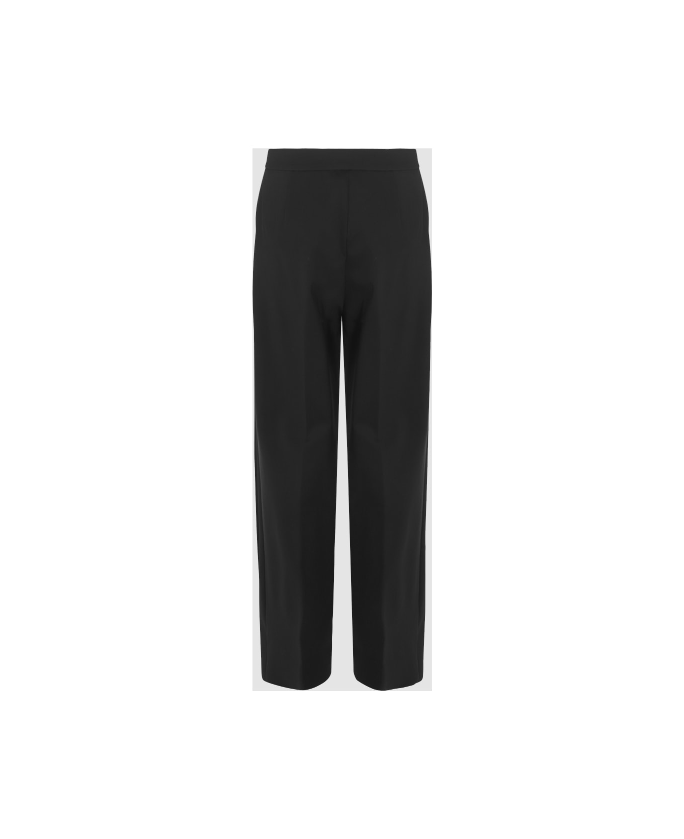 Max Mara Black Orche Cotton Pants - Black