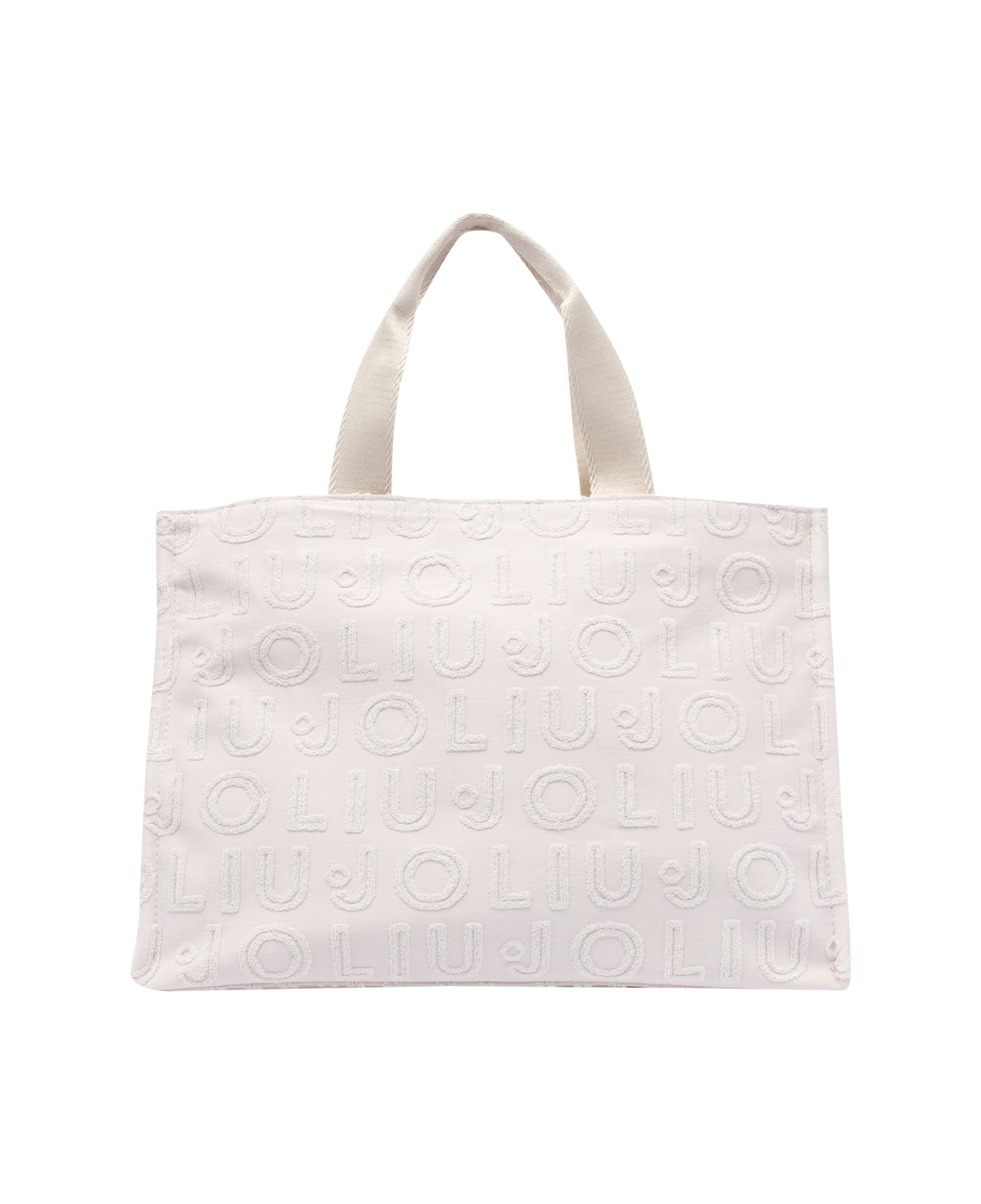 Liu-Jo Logo Tote Bag - White