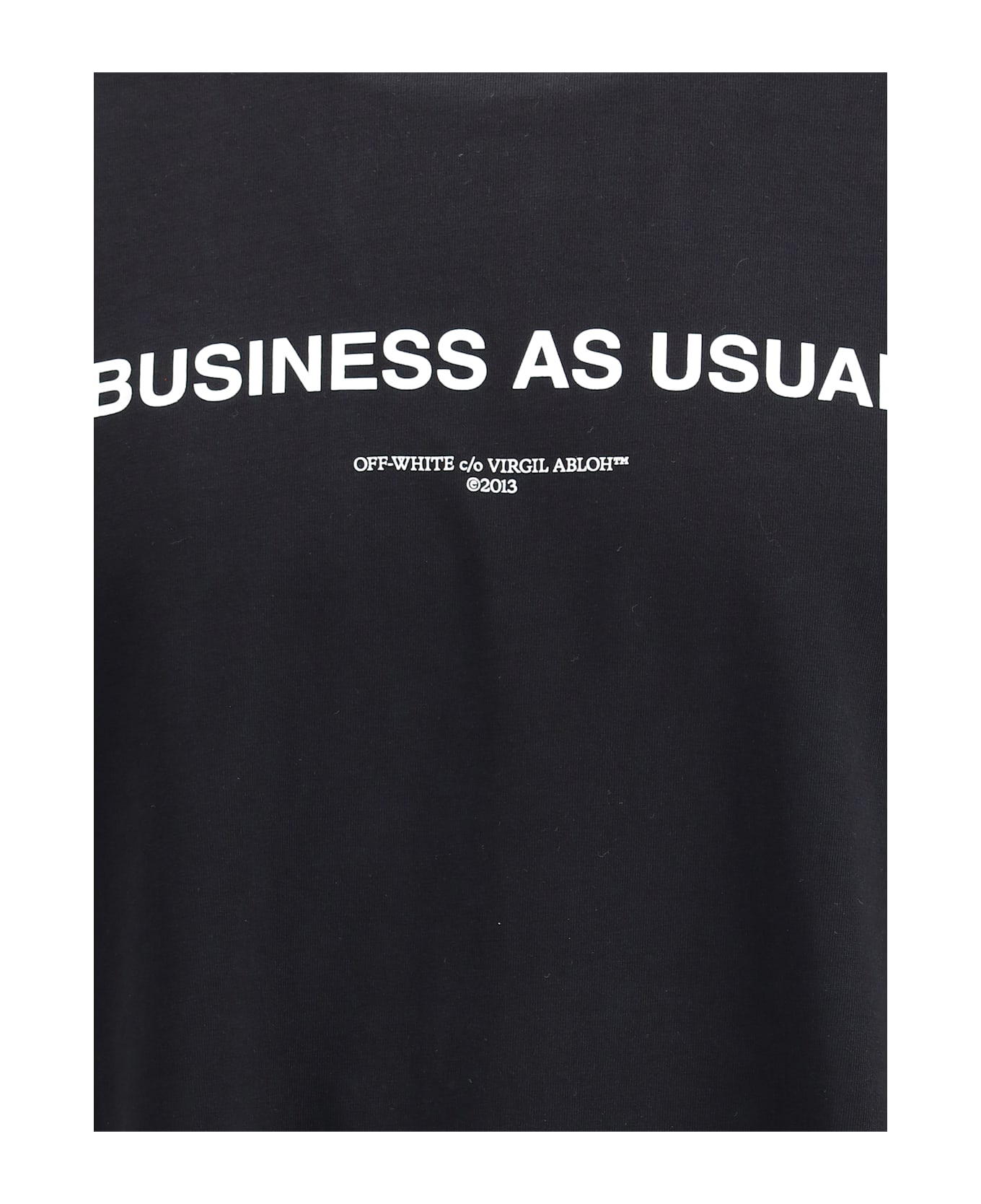 Off-White Business Quote T-shirt