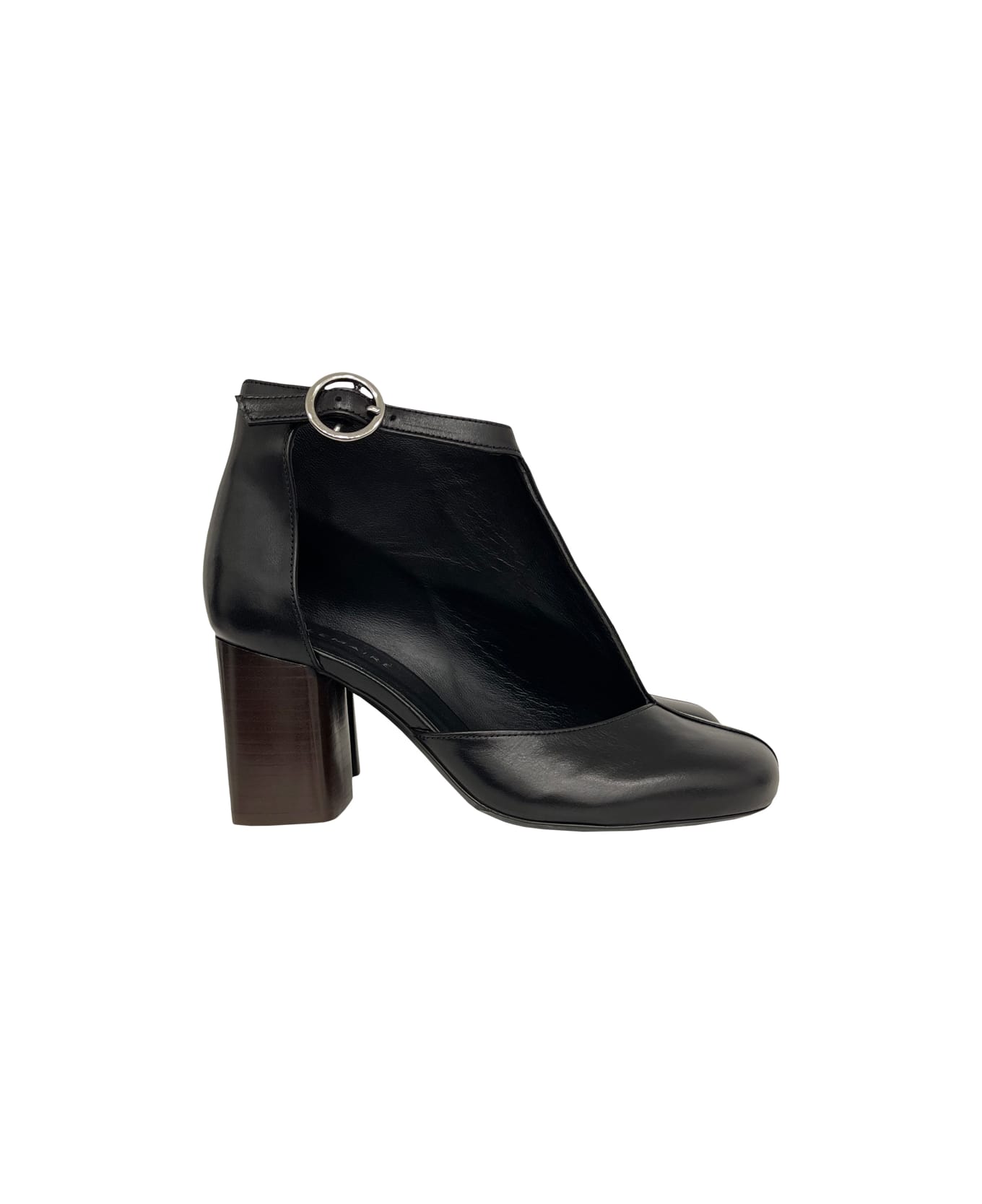 Lemaire Cut Out Ankle Boots - Black