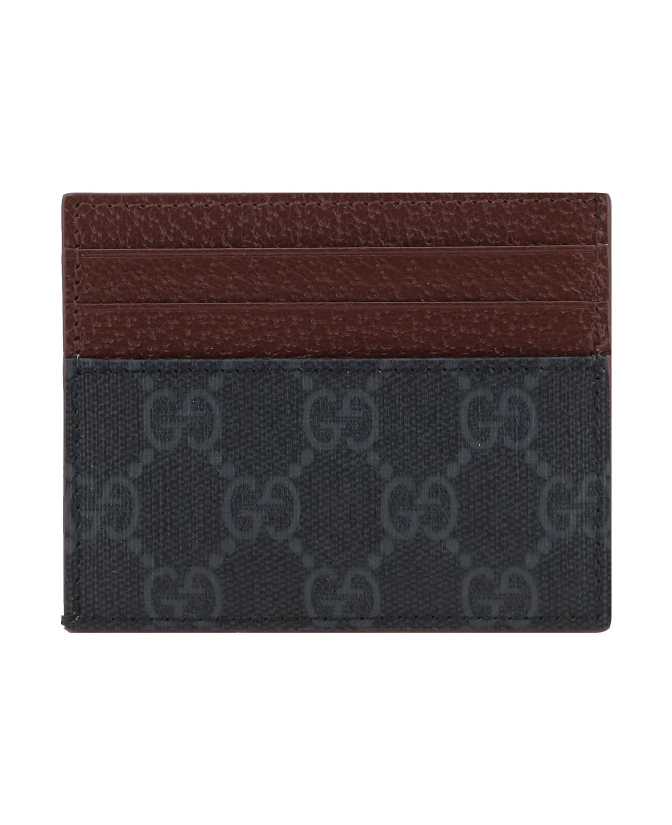 Gucci Card Holder - Supreme/blk/br Bord 財布